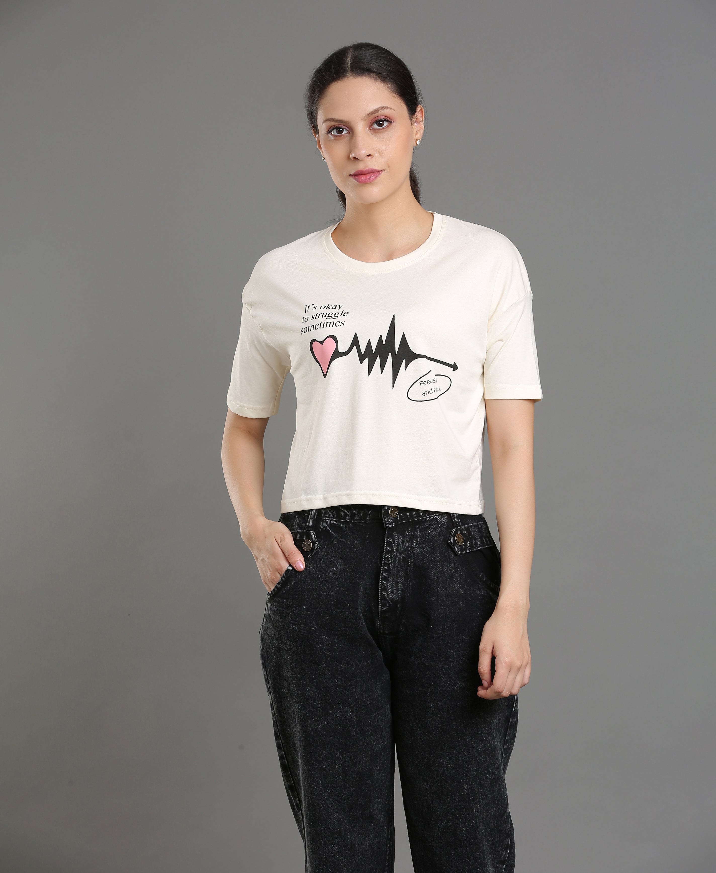 Ivory Jersey Loose Tee