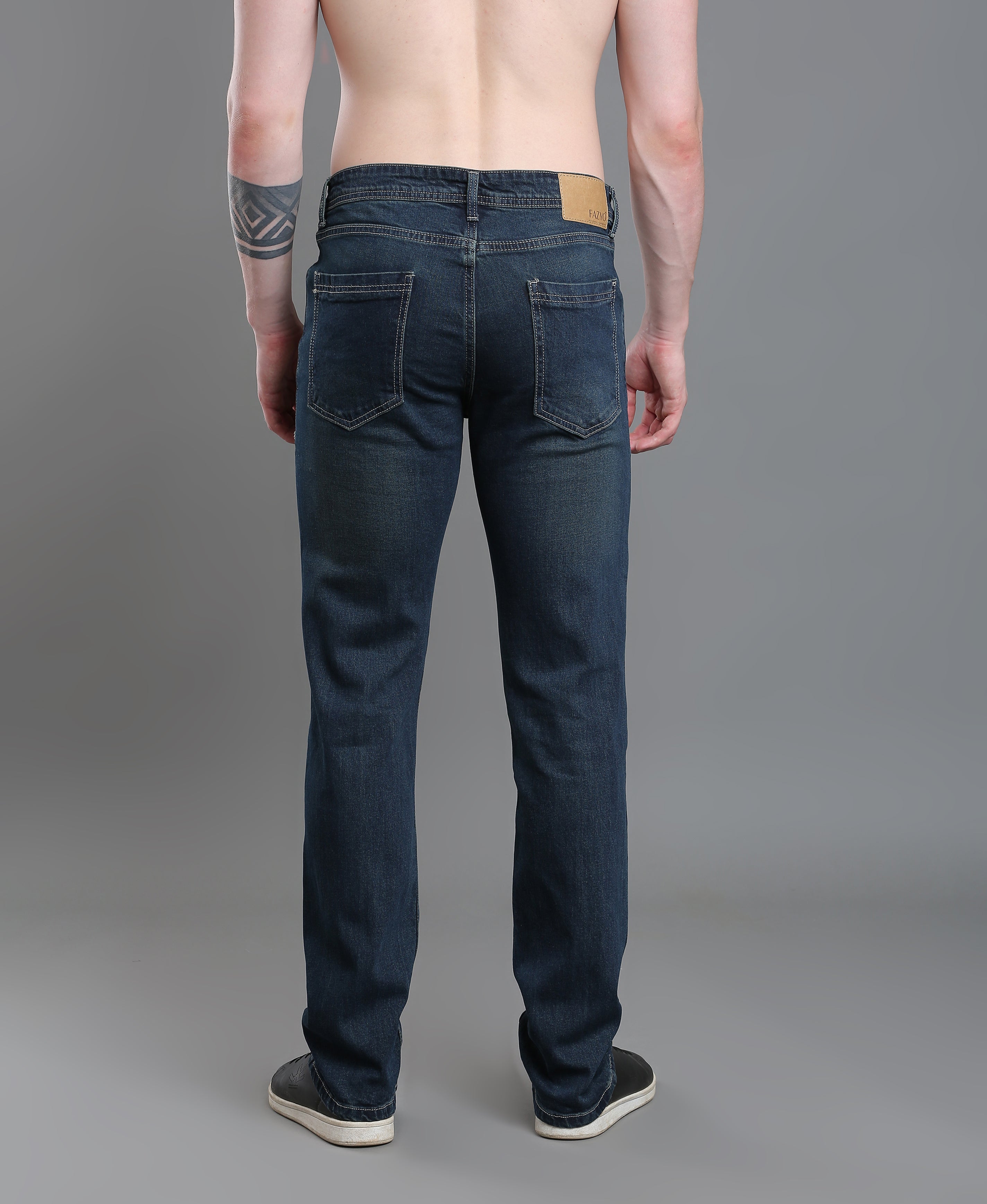 Ocean Line Straight Denim Jeans