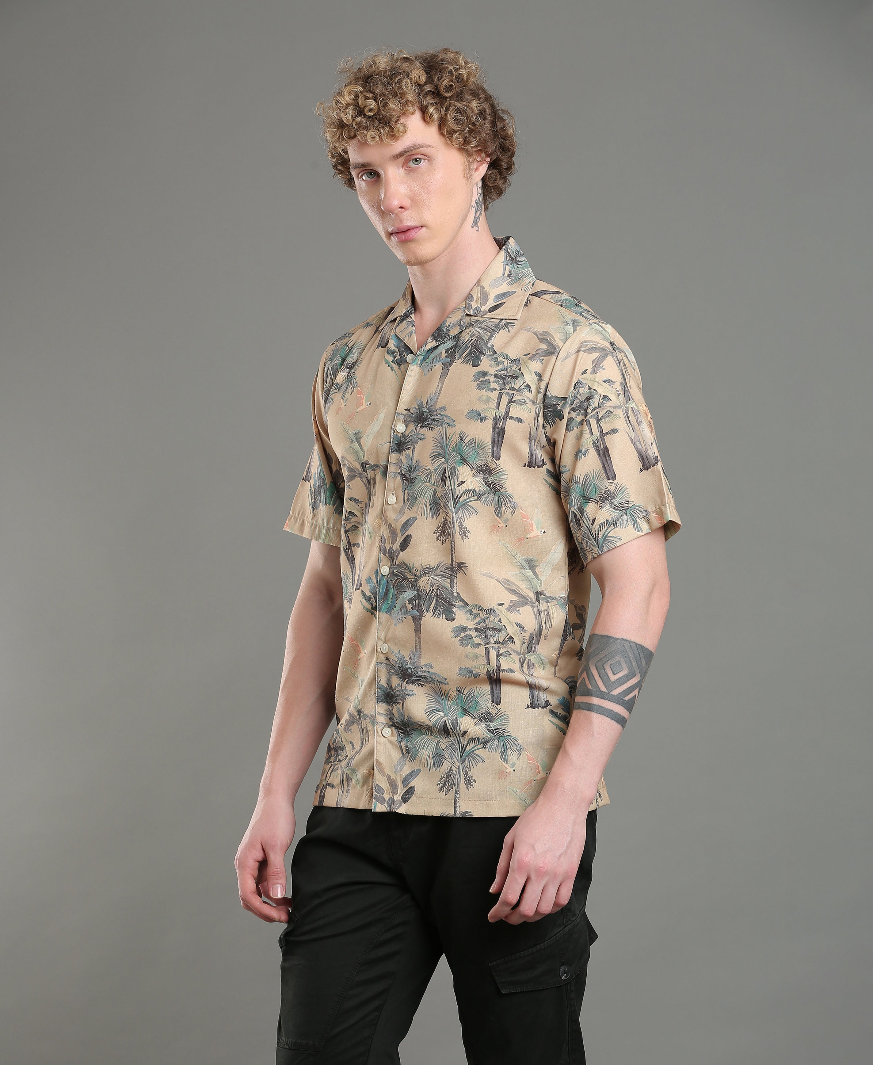 Ocean Haze Cuban Collar Shirt