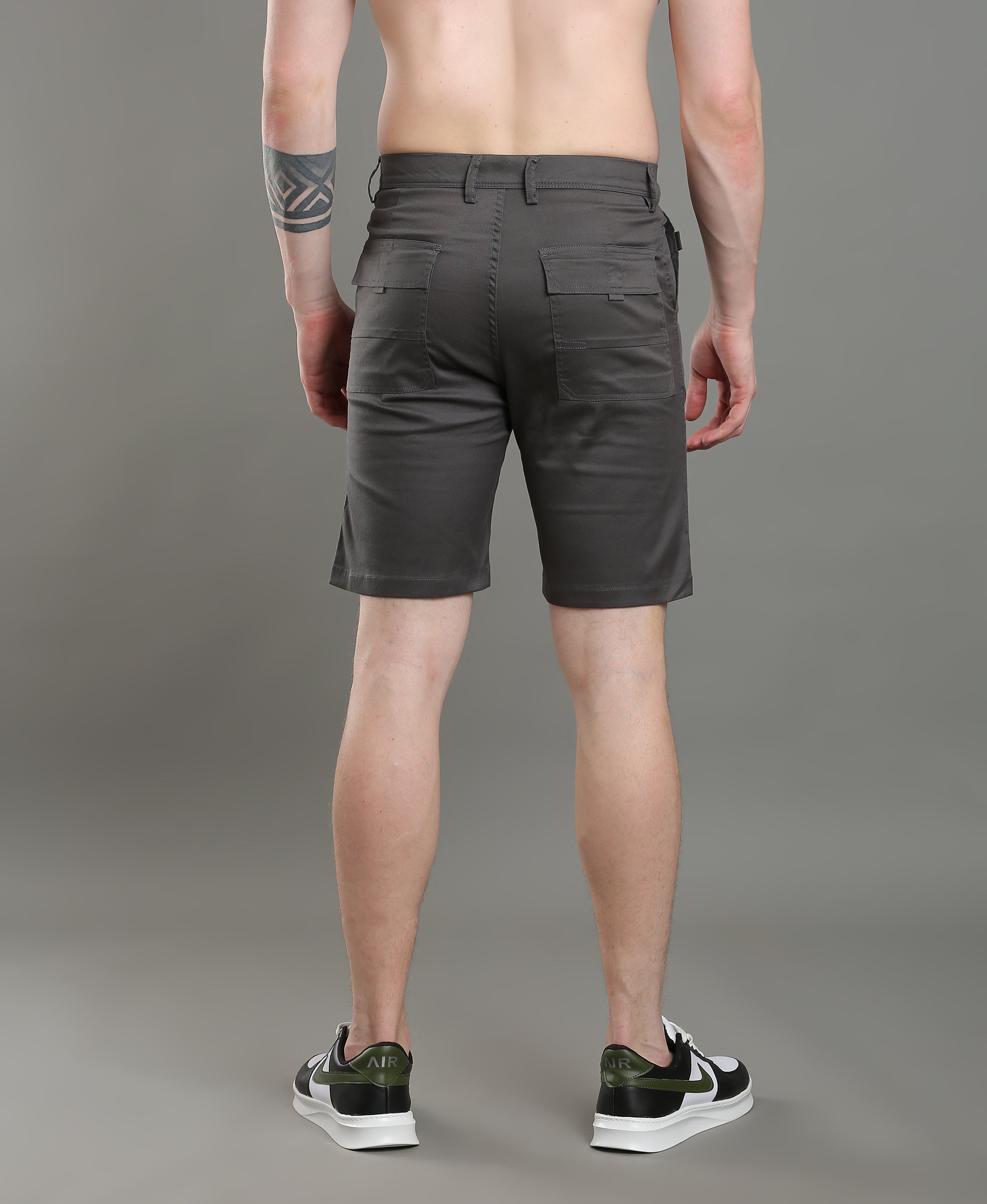 Charcoal Trek Twill Shorts