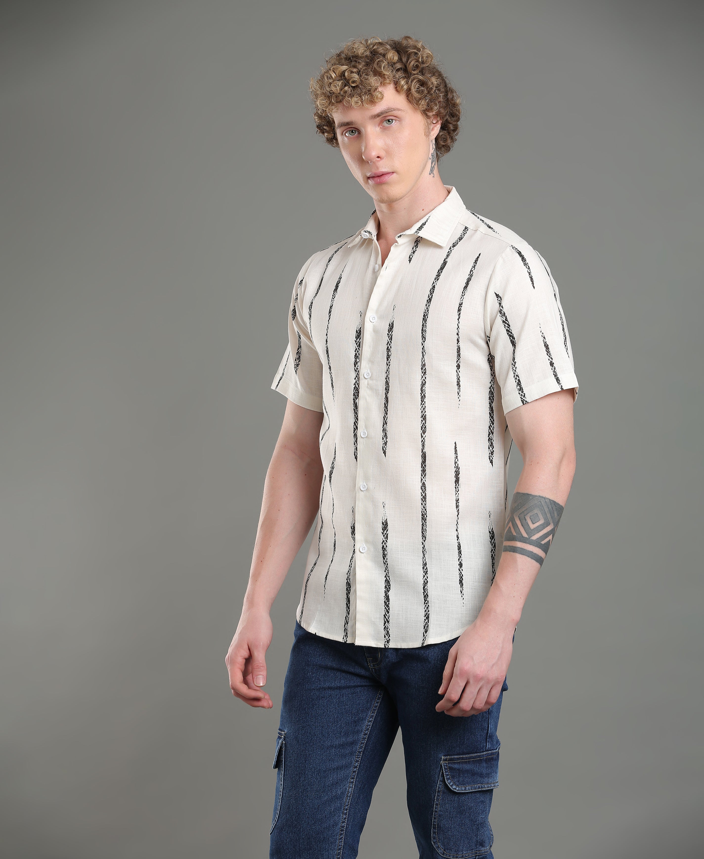 Edge Line Multi-Color Shirt