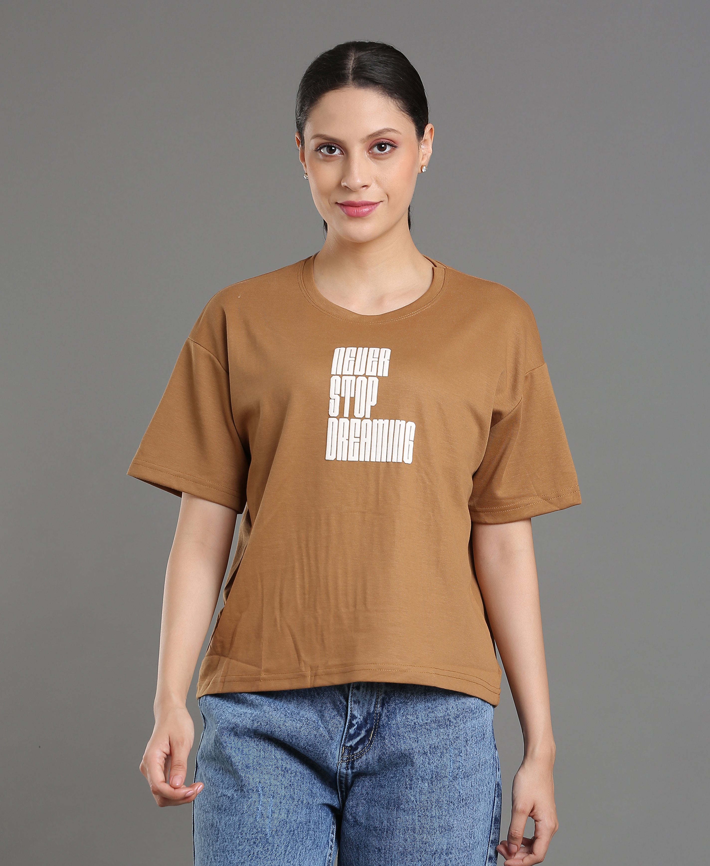 Mocha Matty Oversized Tee