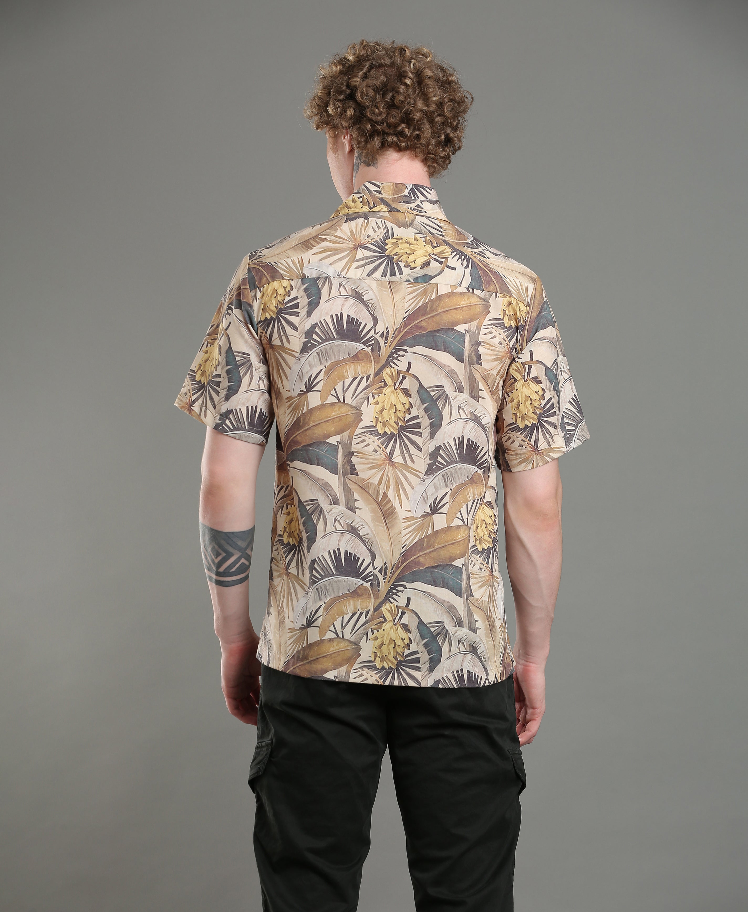 Sunset Shore Linen Cuban Fit Shirt
