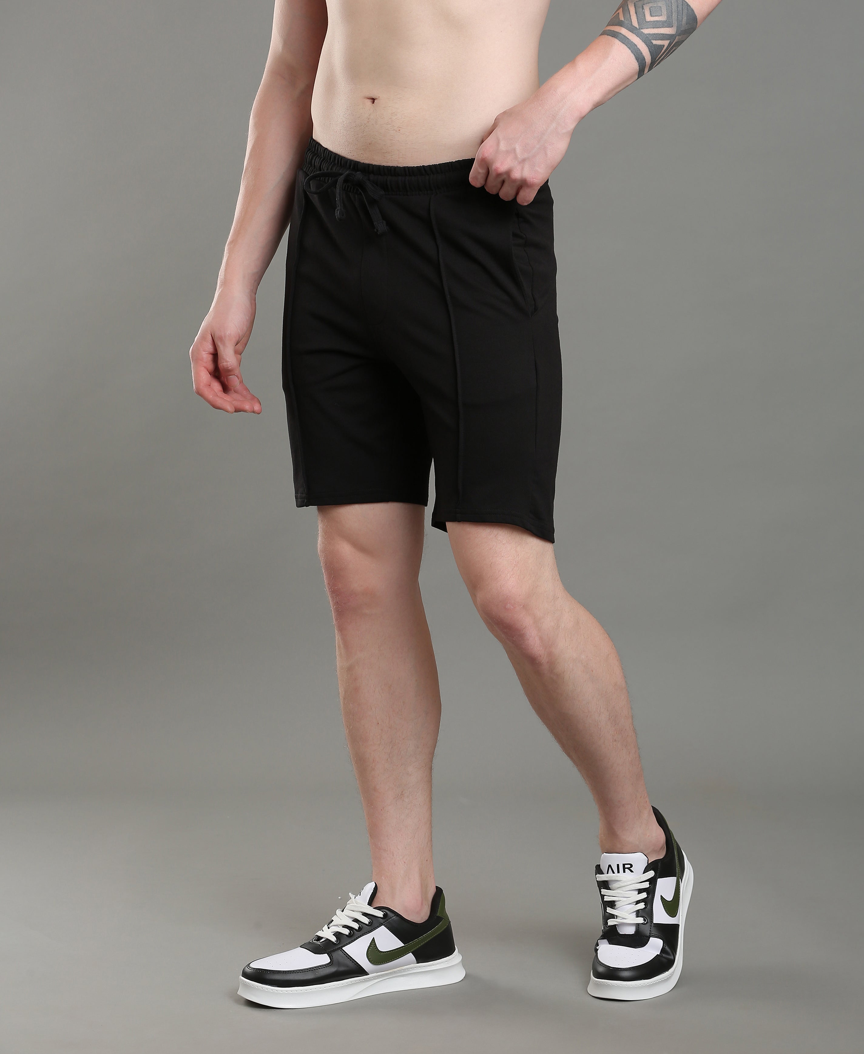 Coal Black Easy Shorts