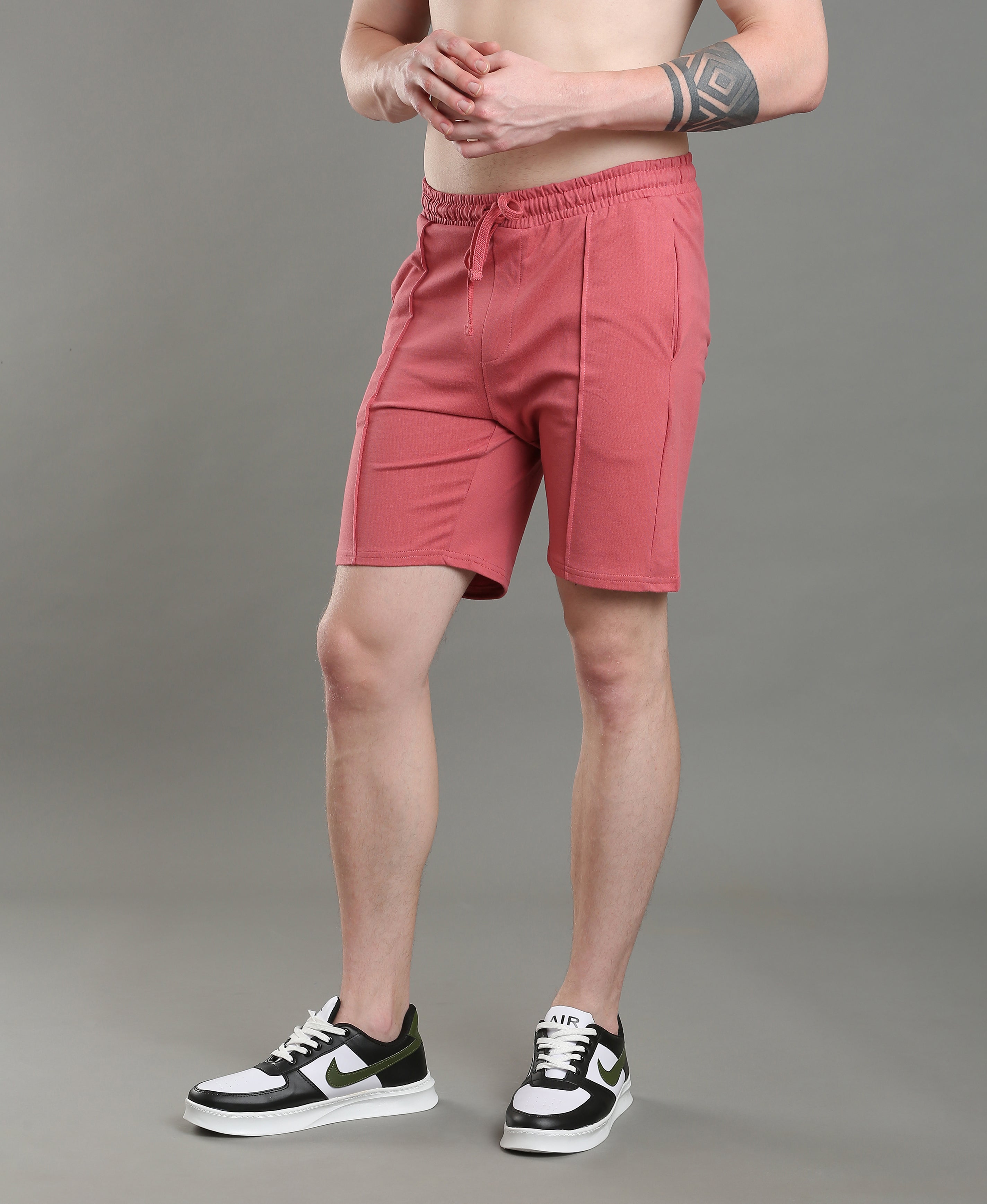 Blush Trail Cotton Shorts