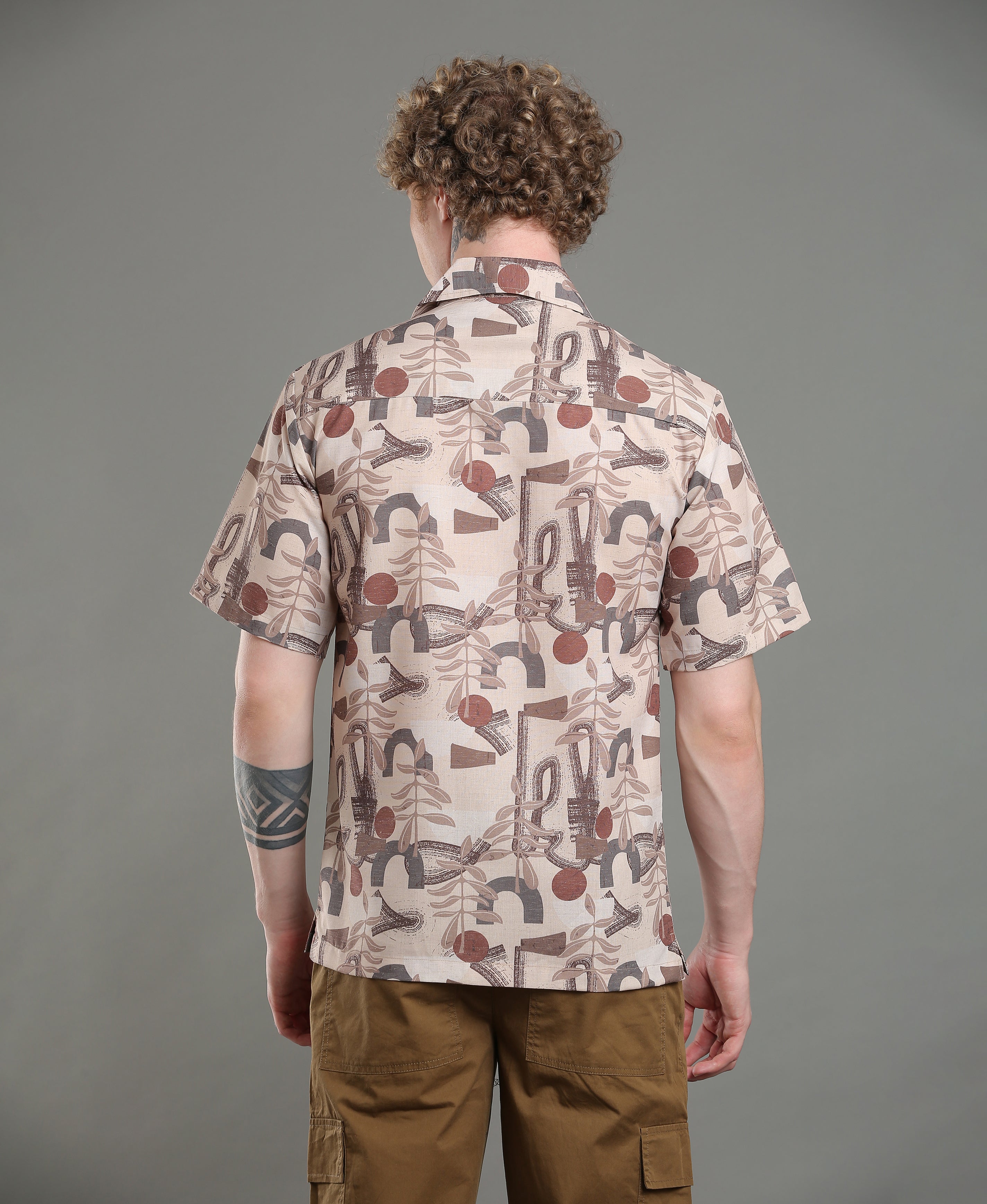 Island Drift Multi-Color Linen Shirt