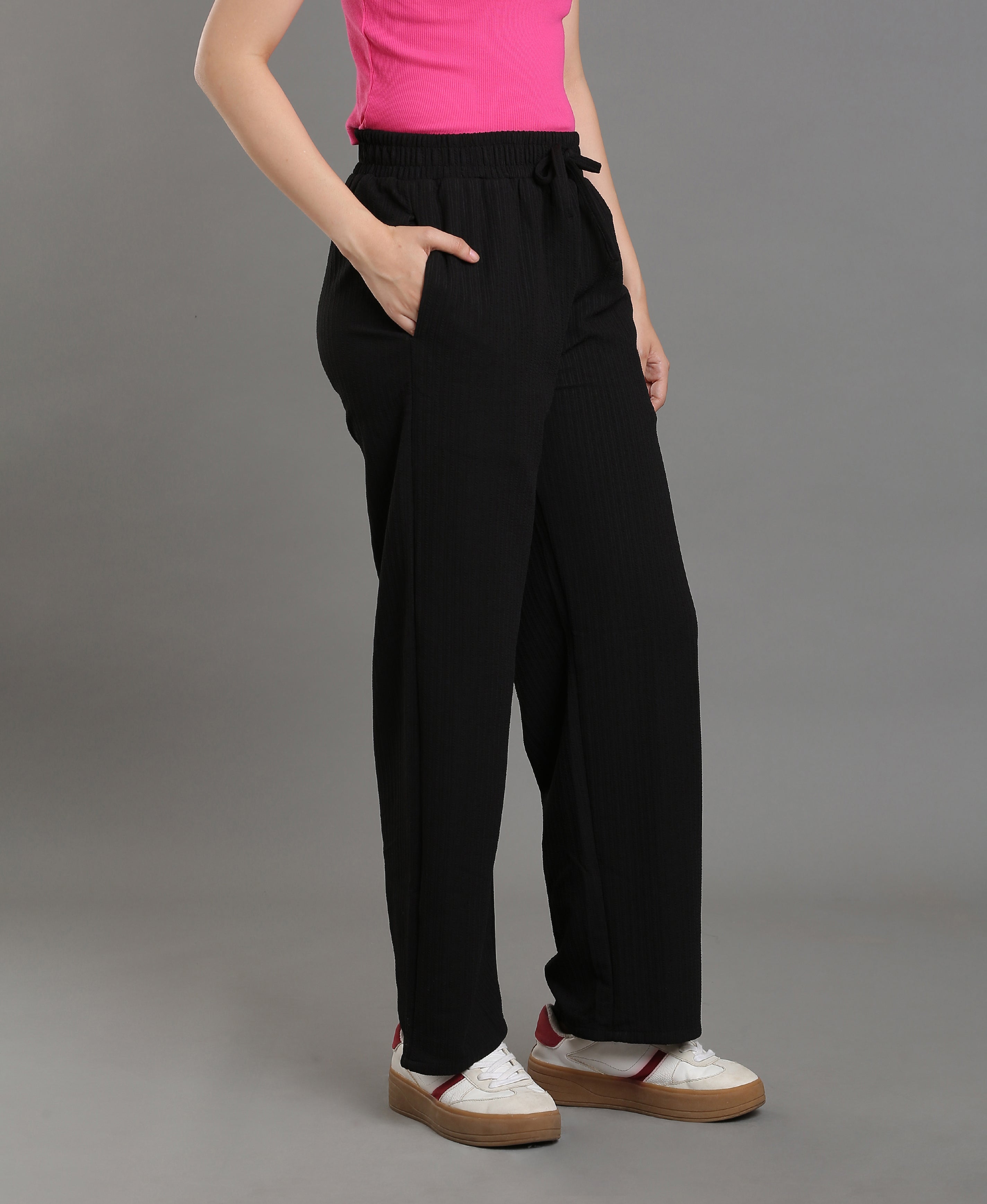 Ebony Chic Straight Pants