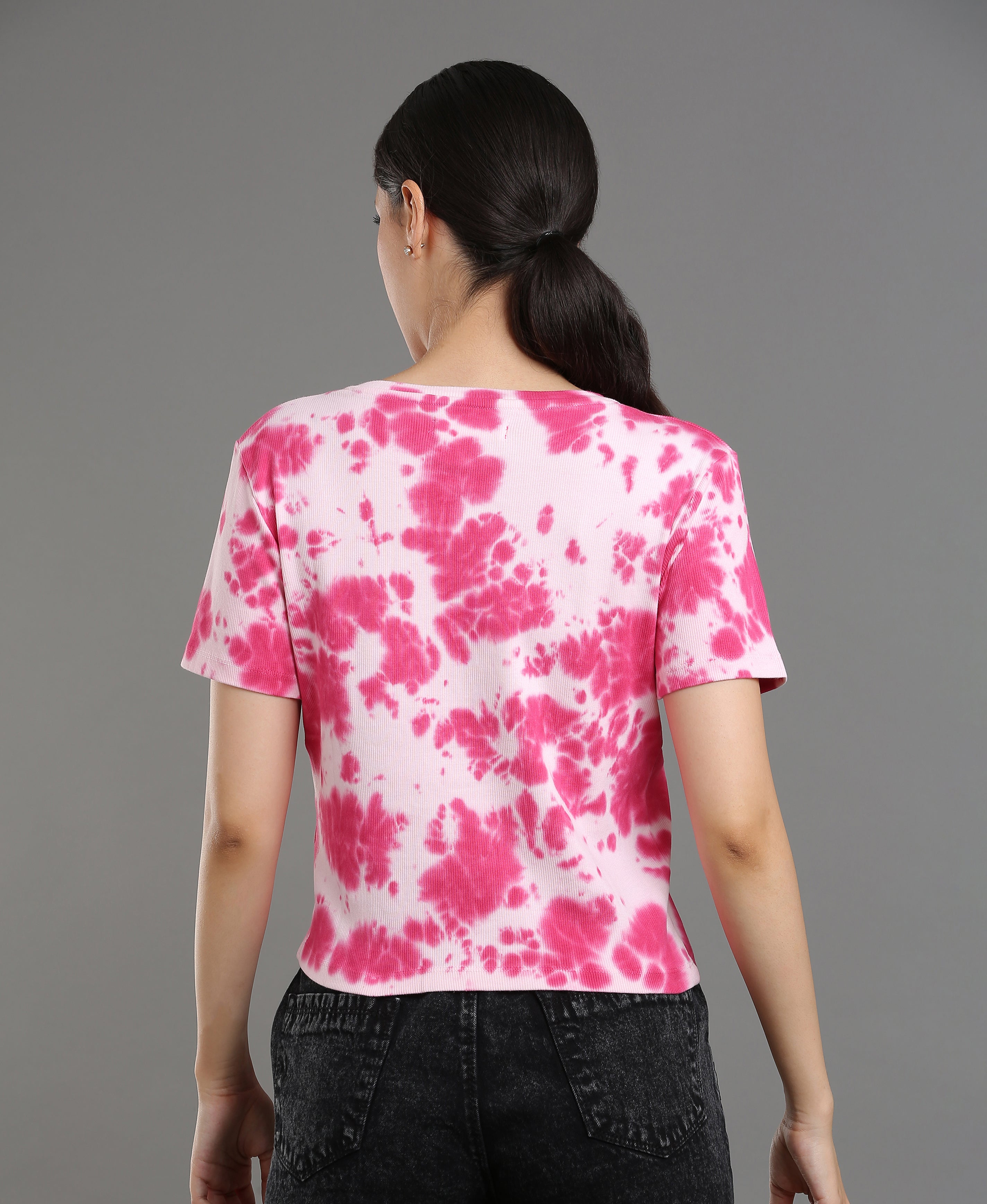 Blush Rib Knit Tee