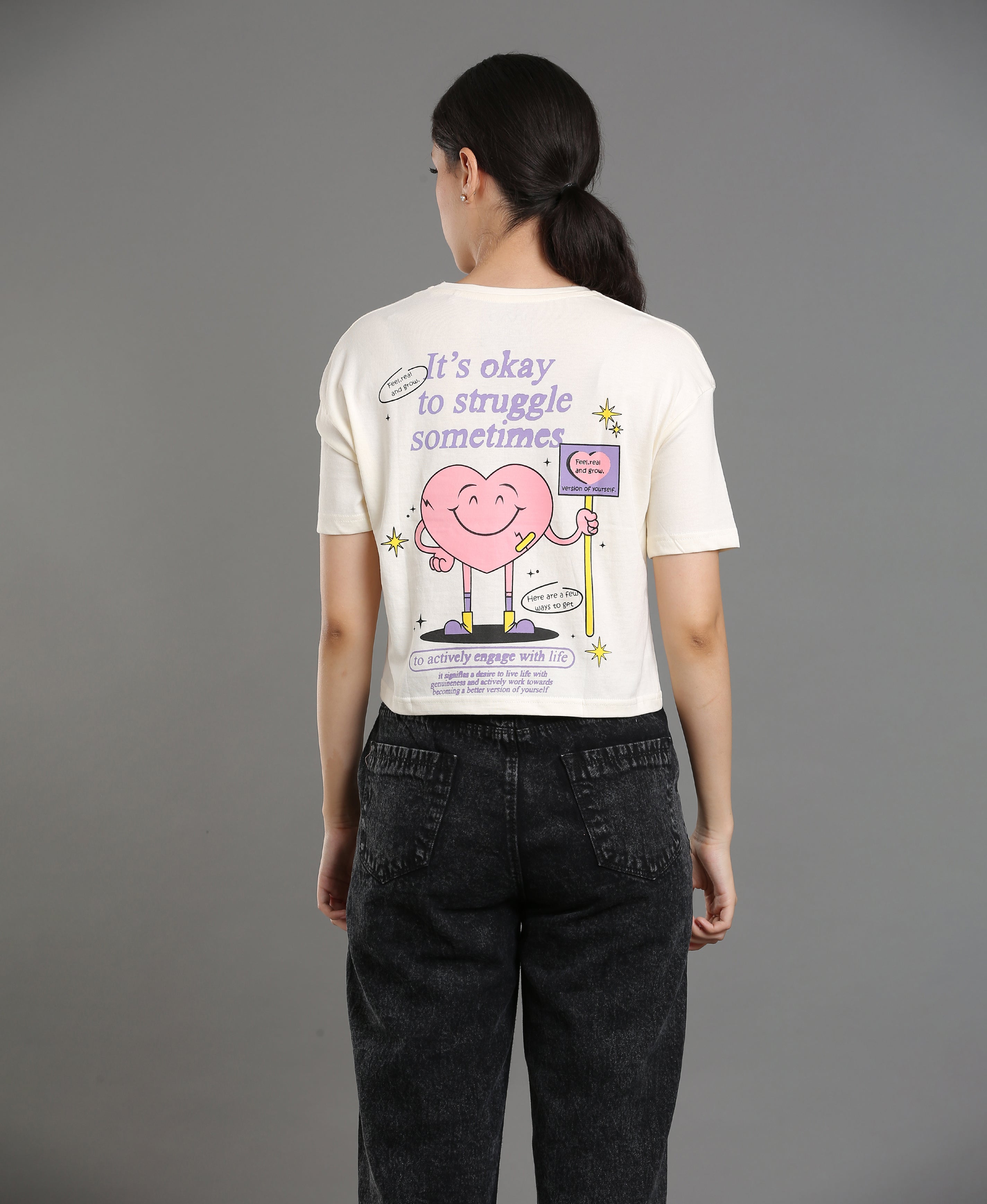 Ivory Jersey Loose Tee