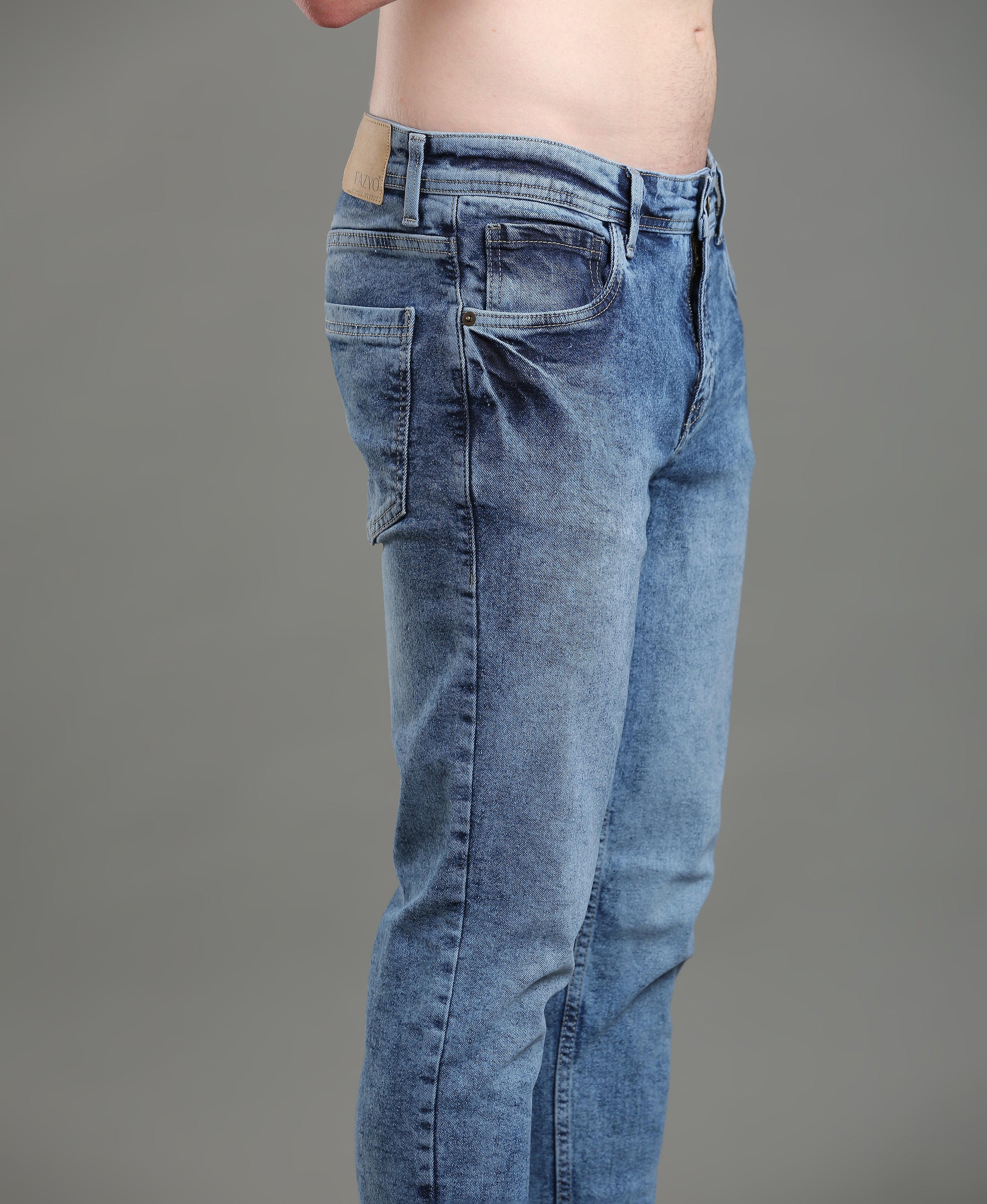 Indigo Carve Carrot Jeans