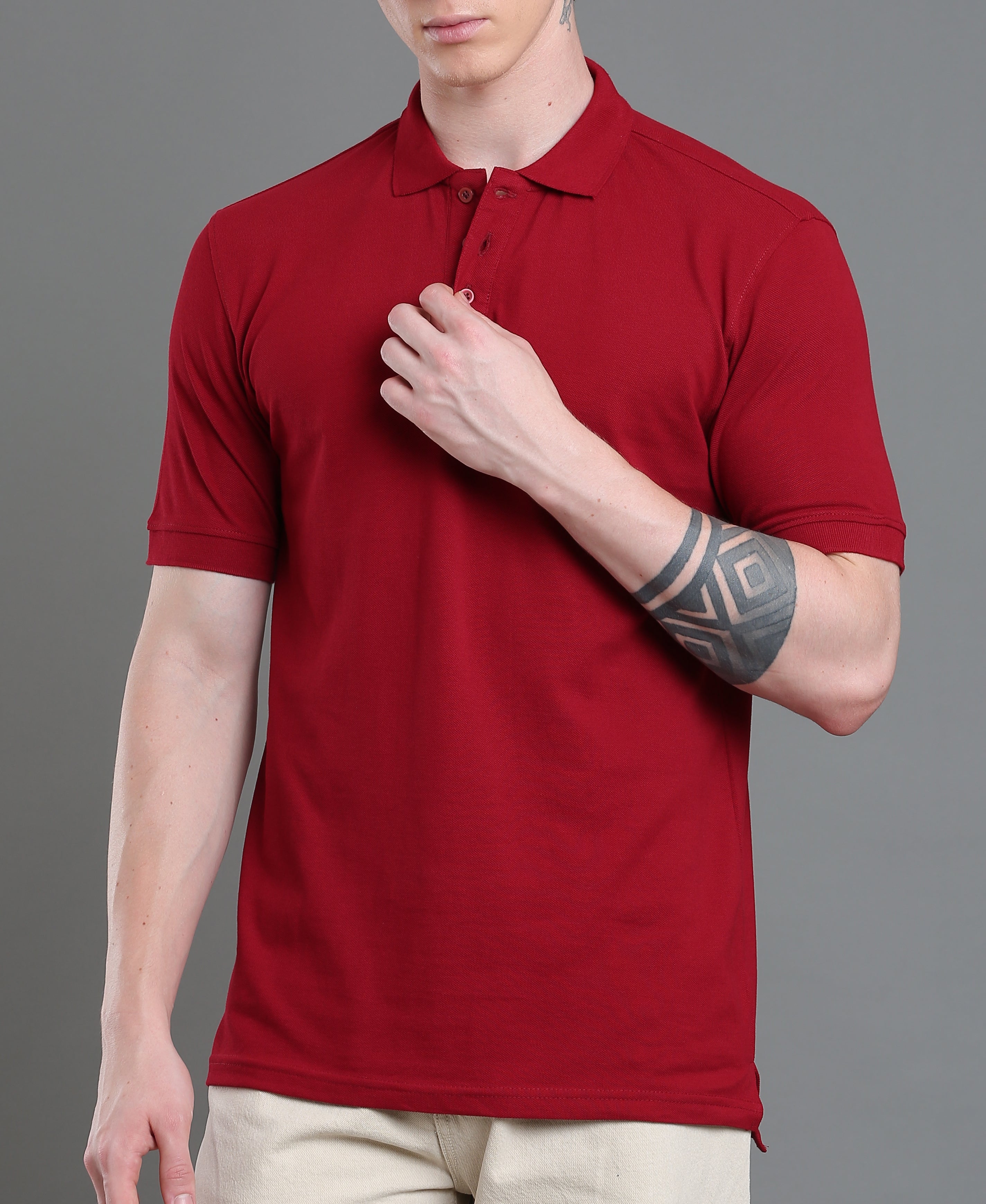Crimson Line Classic Polo