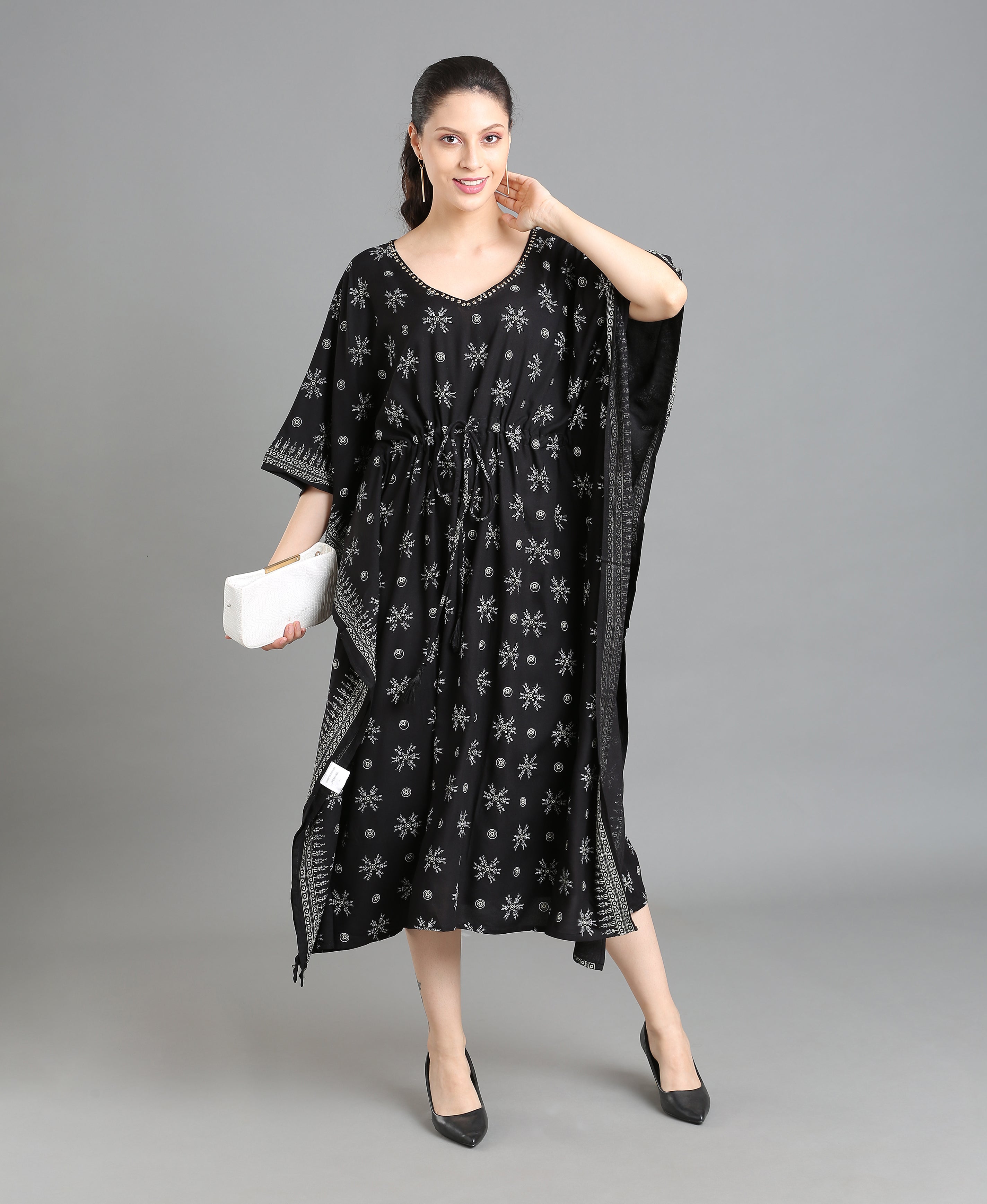Eclipse Floral Luxe Kaftan