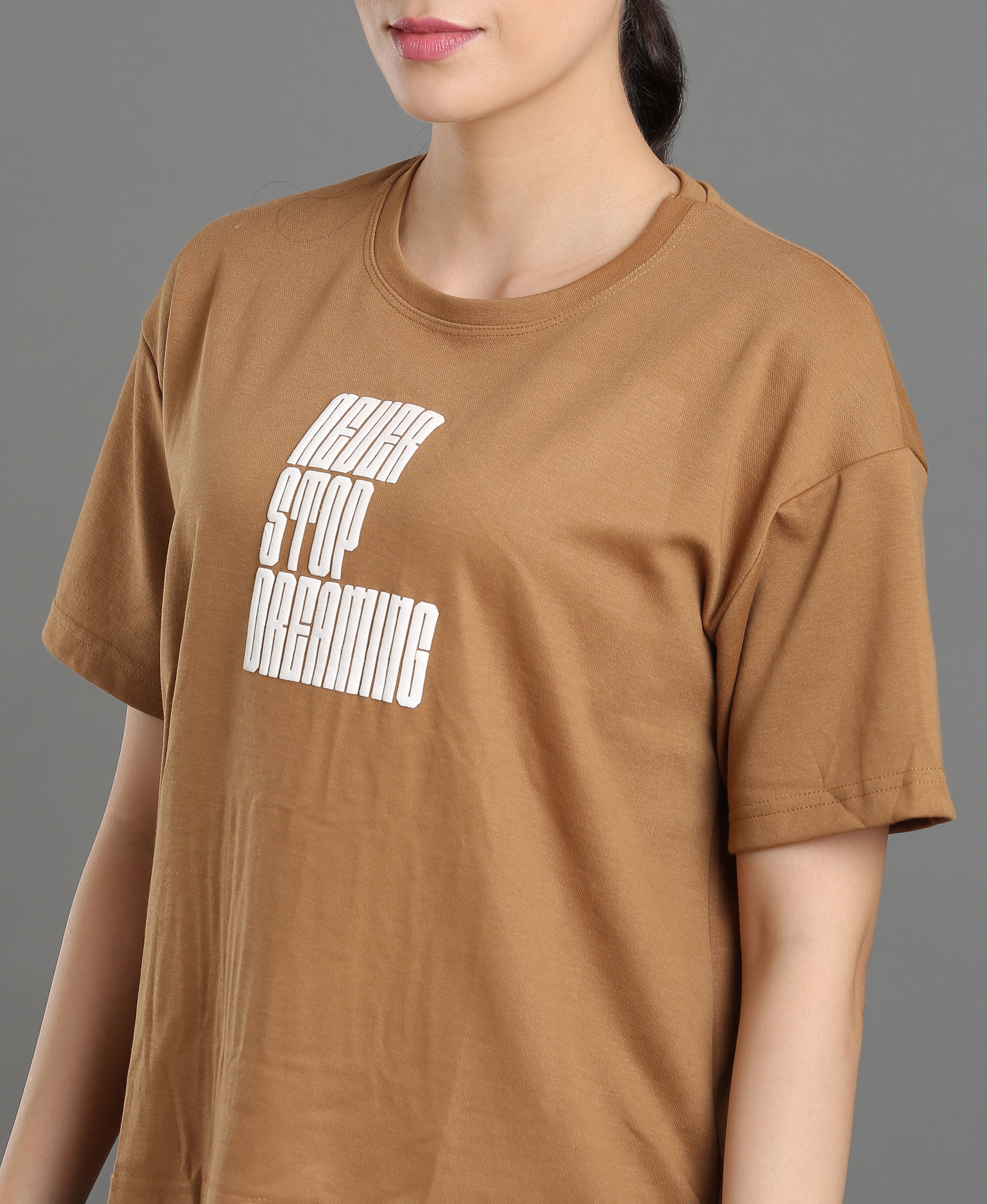 Mocha Matty Oversized Tee