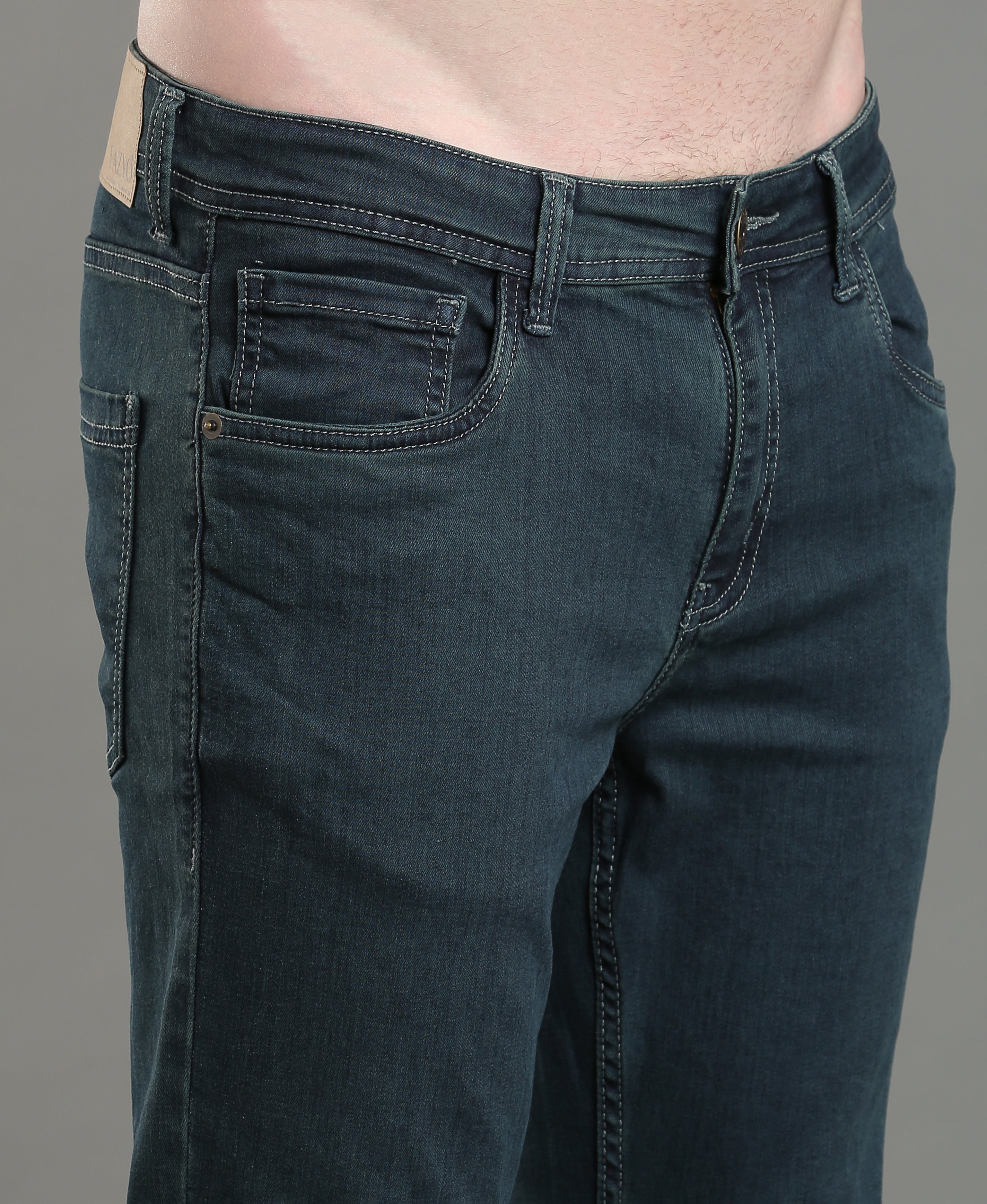 Sapphire Tone Tapered Jeans