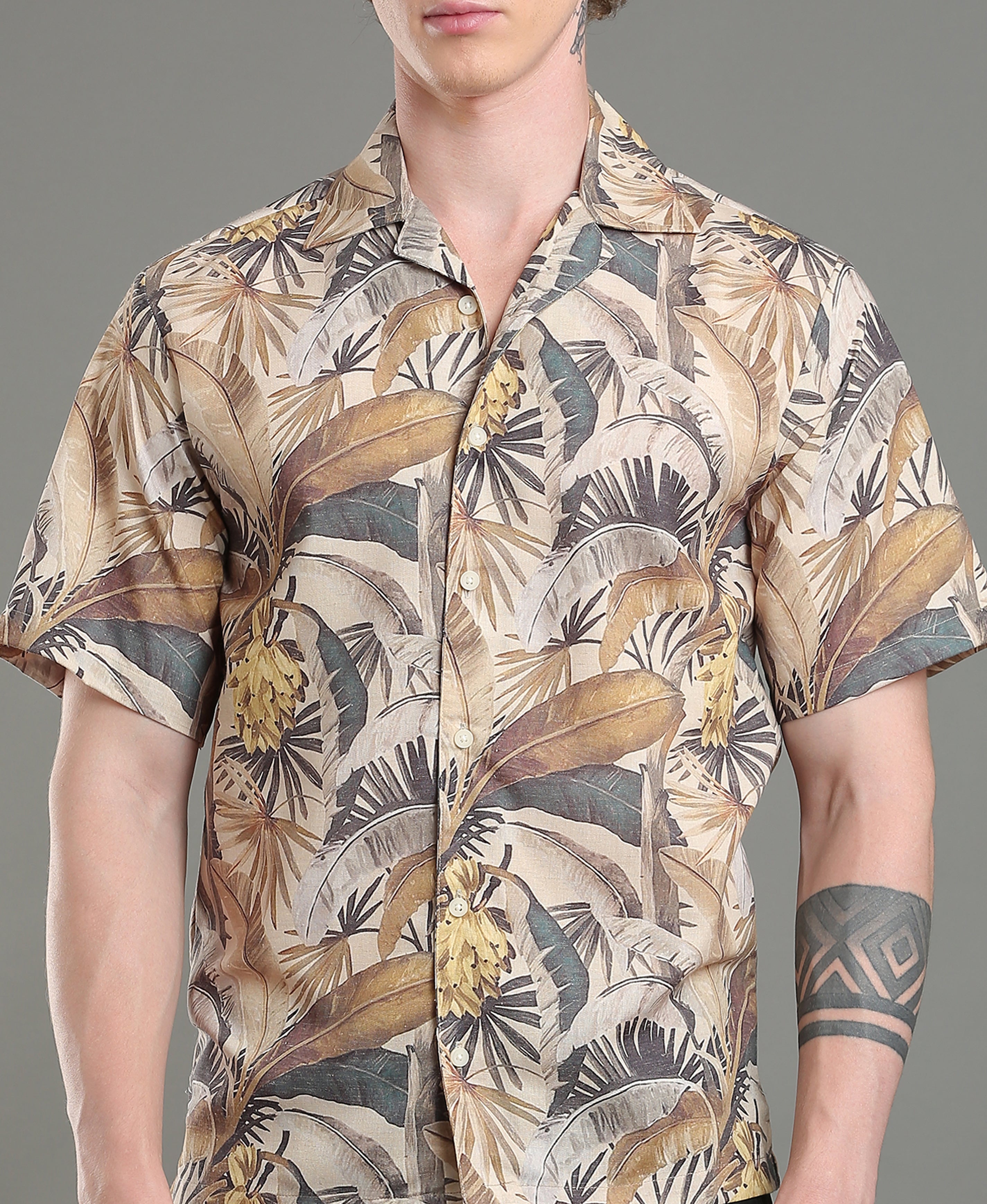 Sunset Shore Linen Cuban Fit Shirt