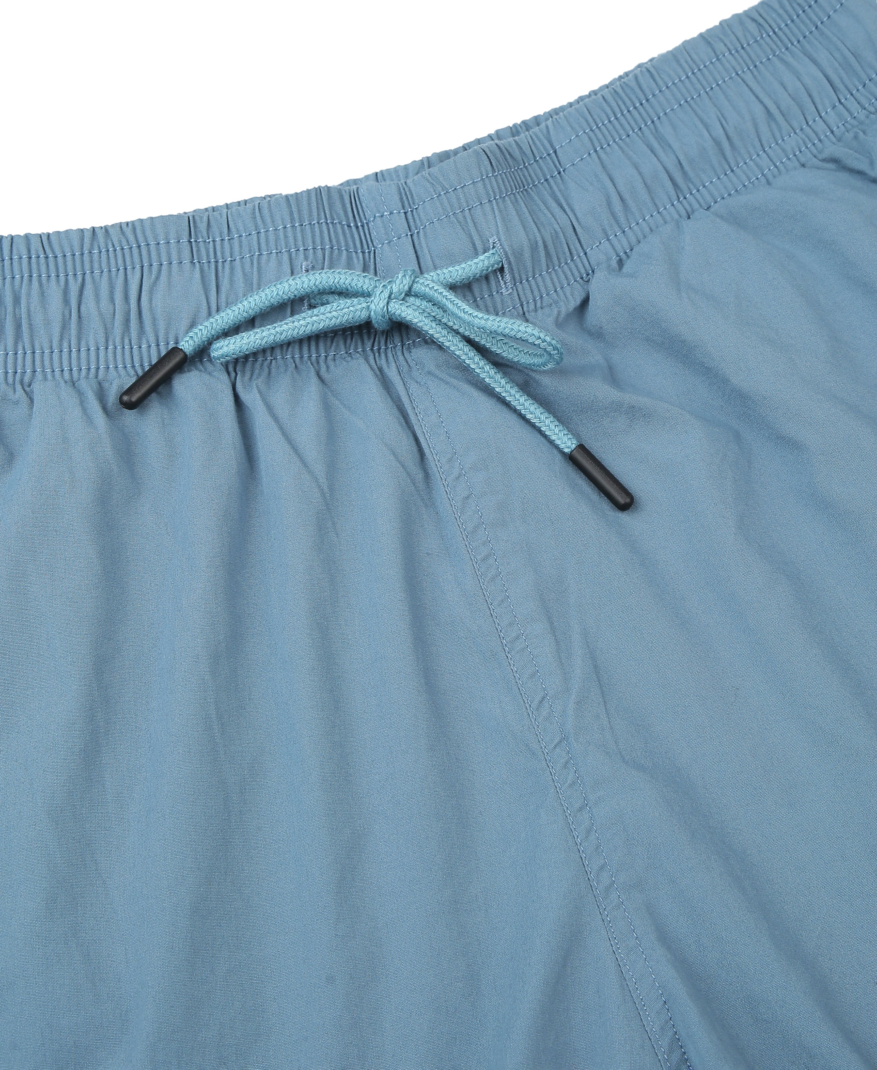 Teal Tide Cotton Shorts