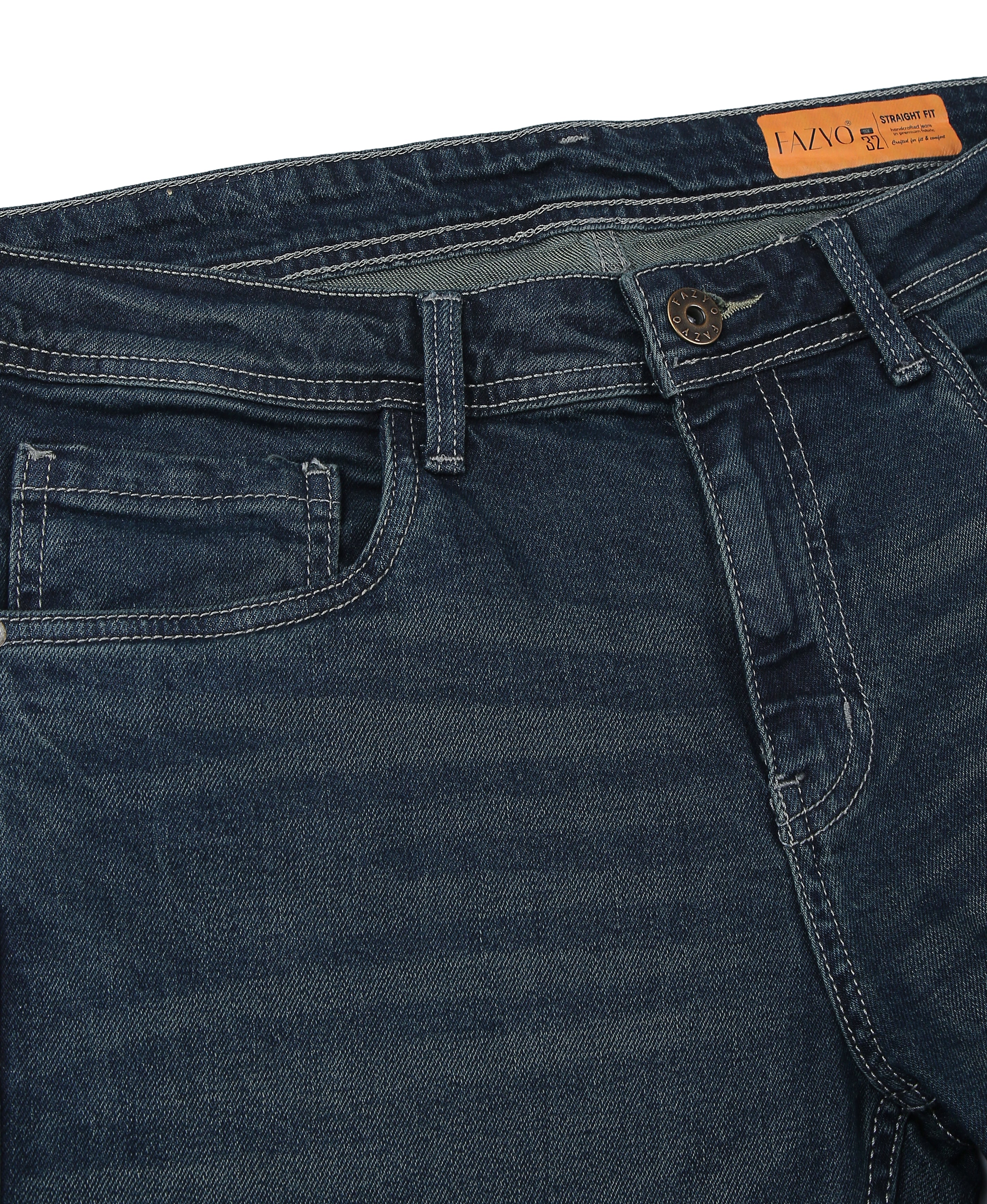 Ocean Line Straight Denim Jeans