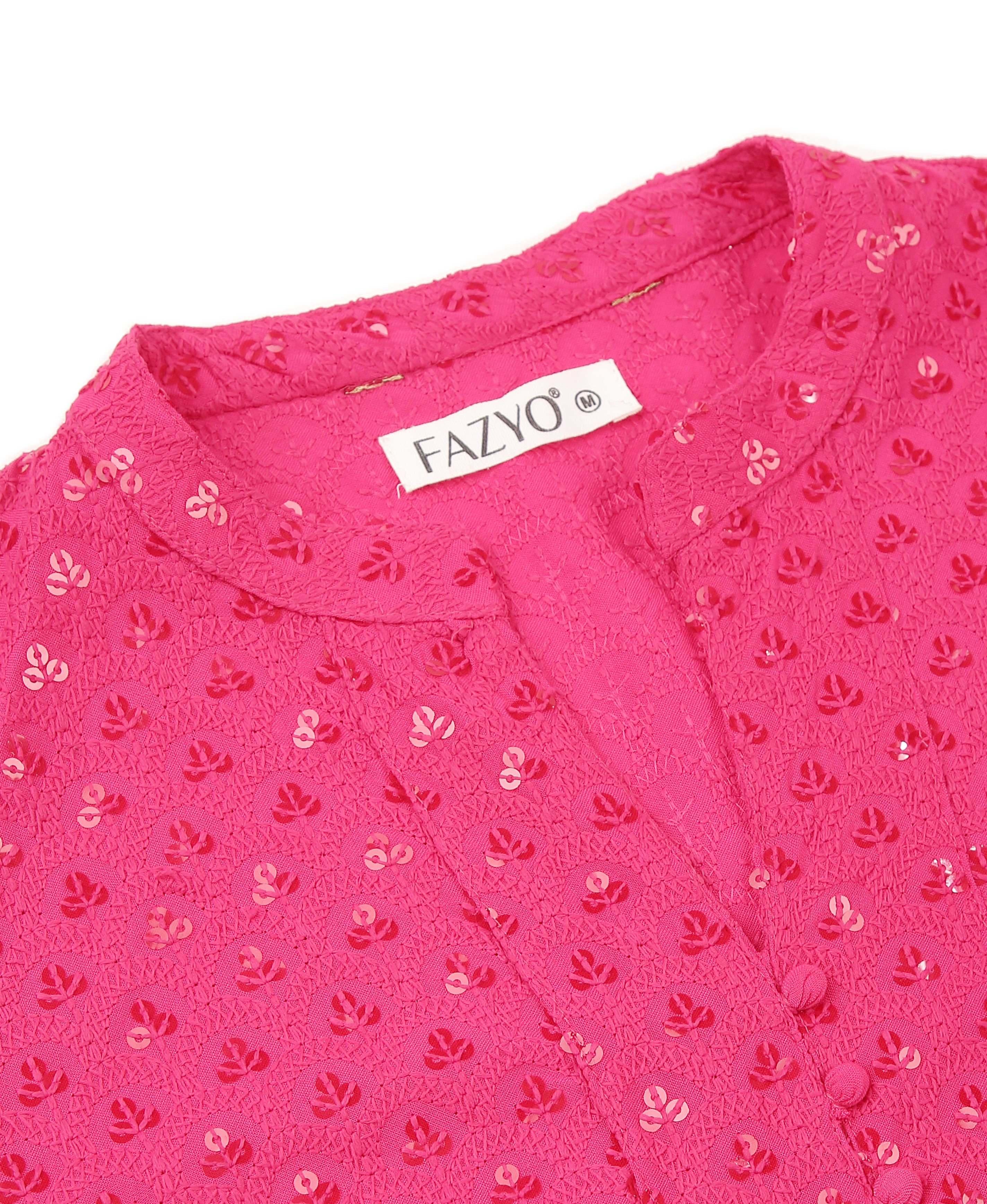 Magenta Grace Rayon Kurti