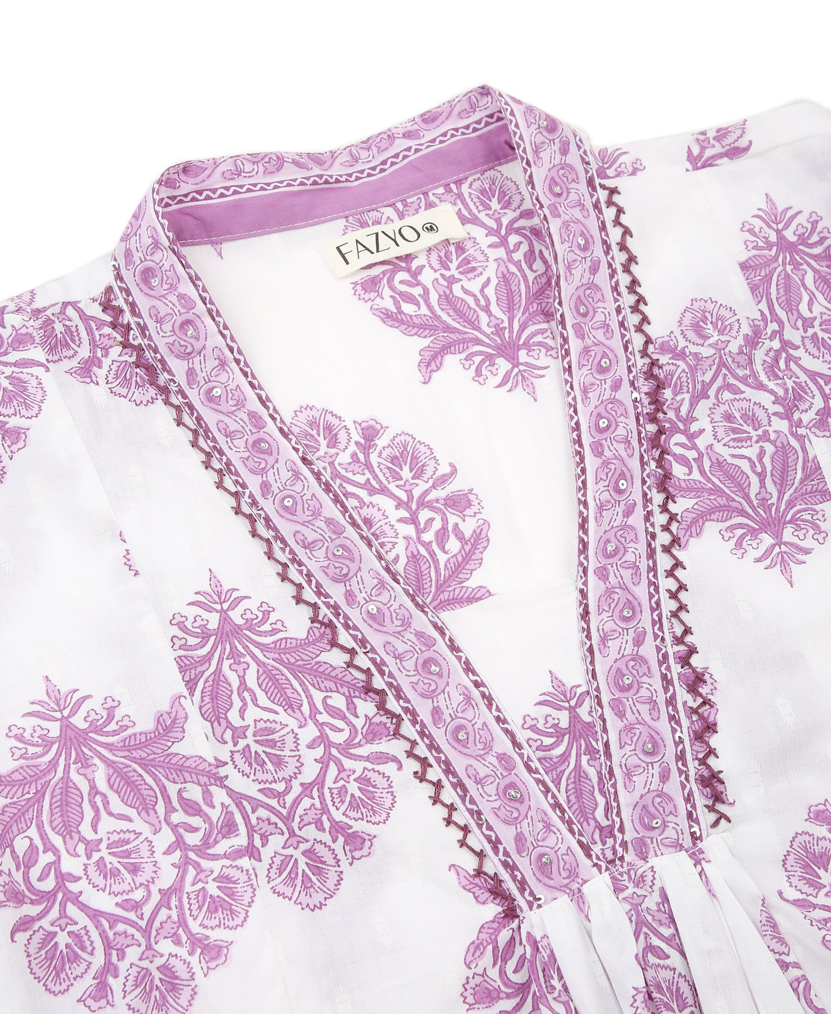 Orchid Bloom Flared Kurti