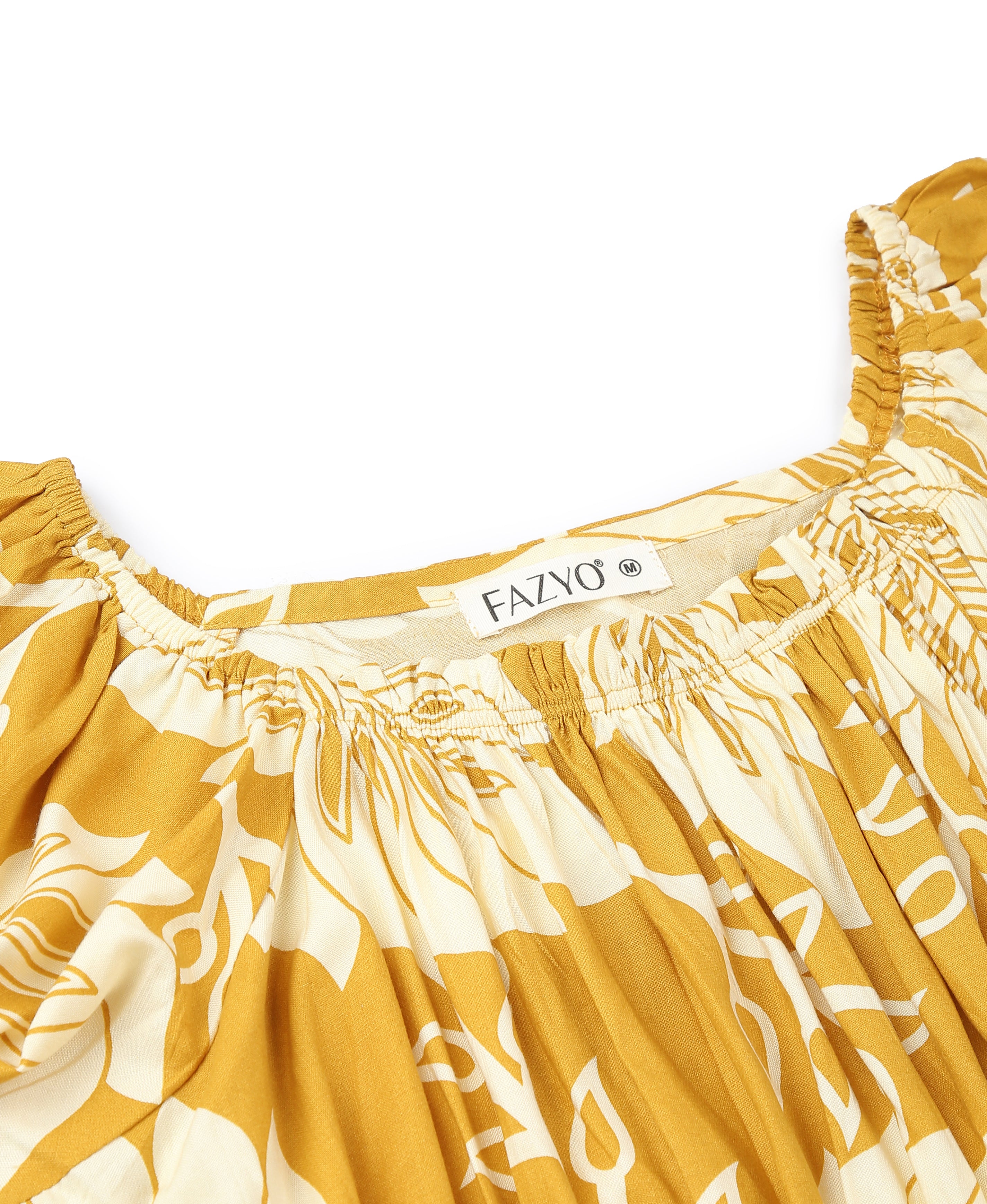Sun Bloom Viscose Crop Top