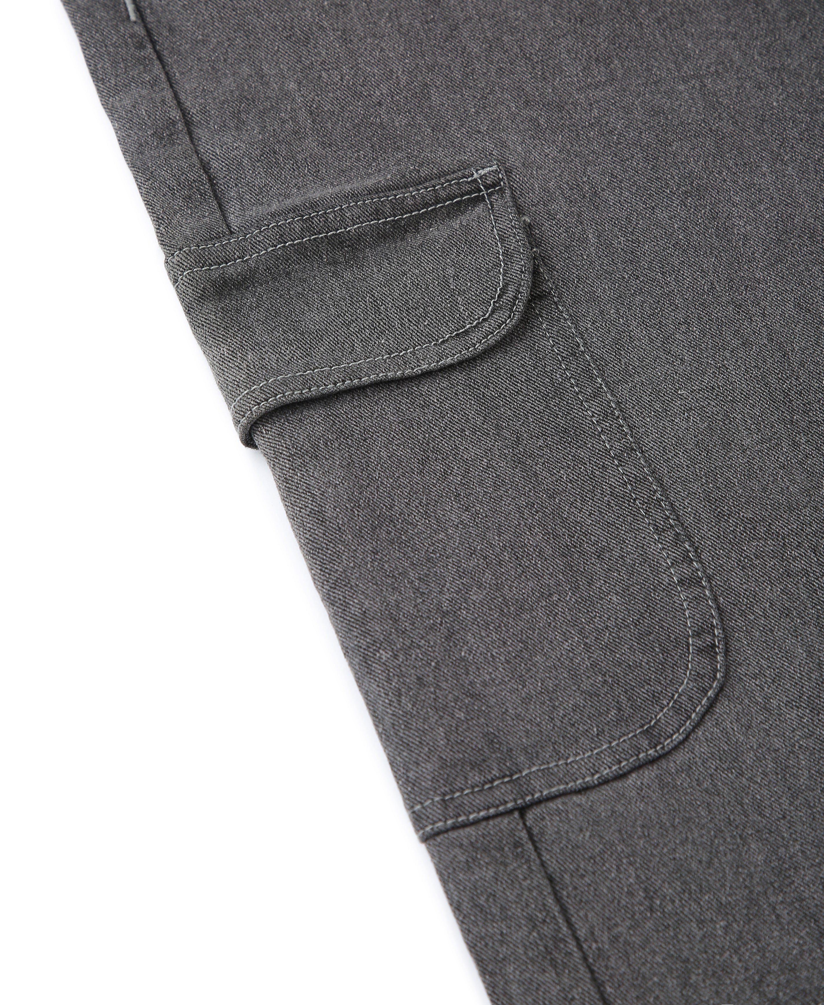 Silver Mist Denim Joggers