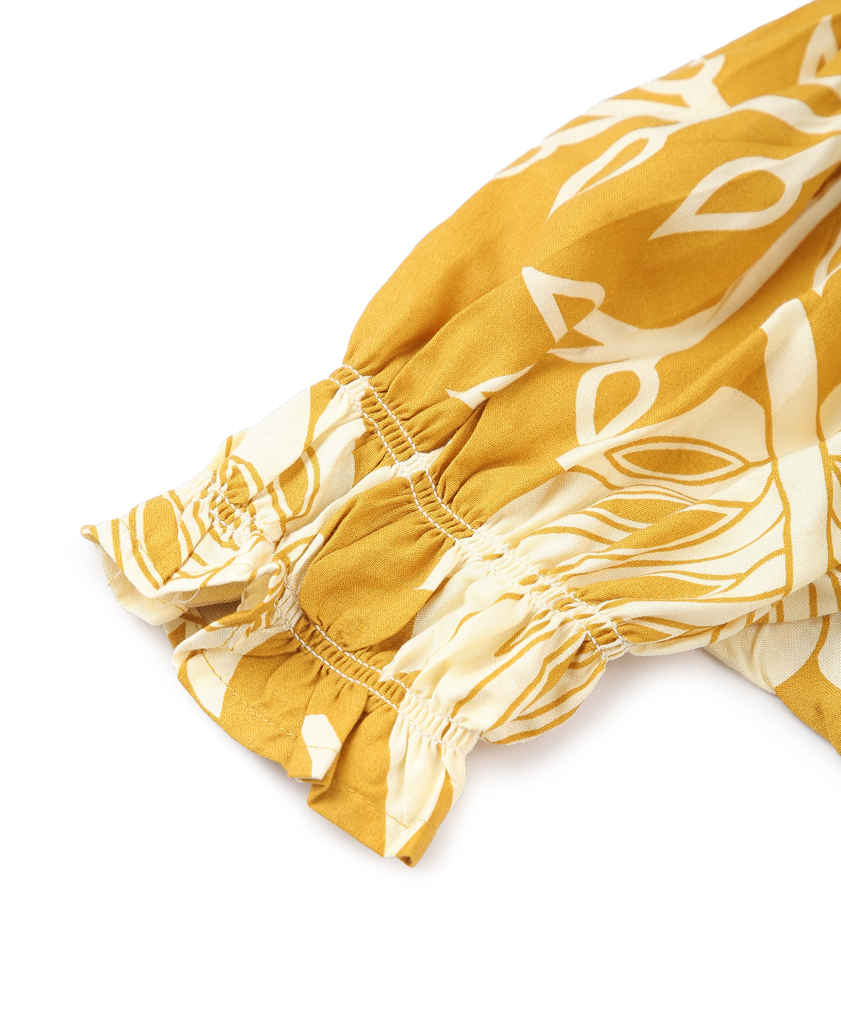 Sun Bloom Viscose Crop Top