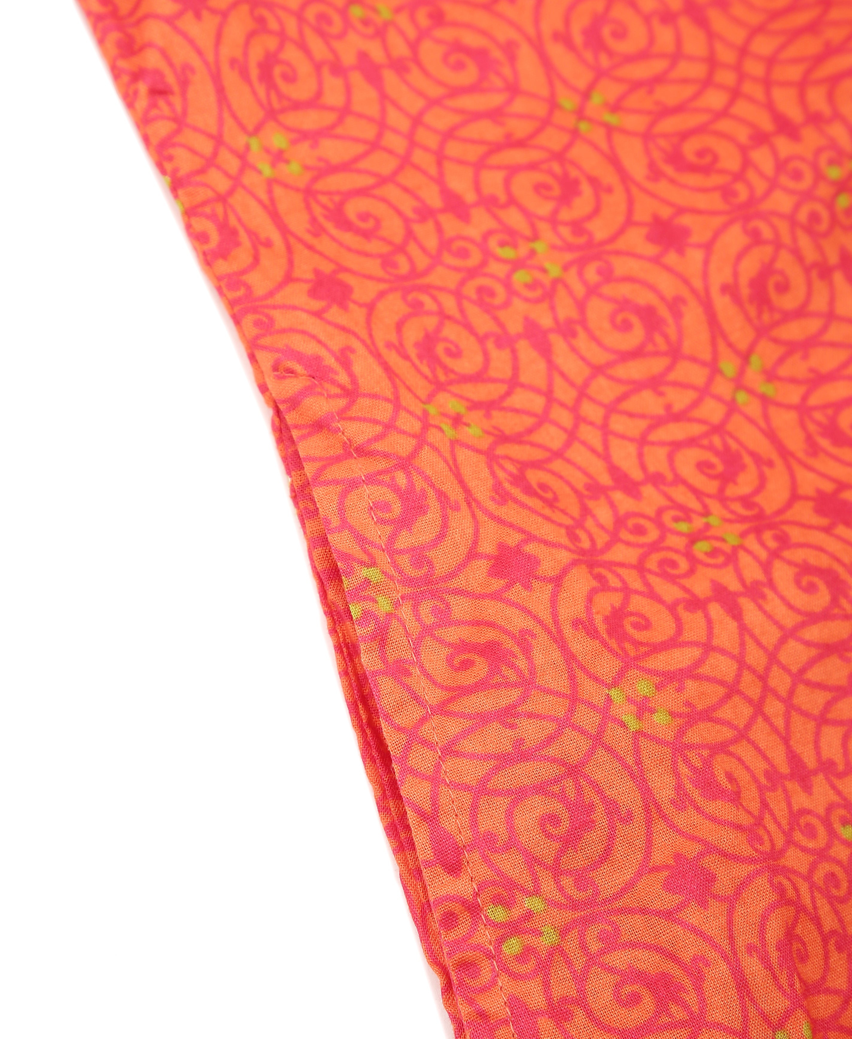 Scarlet Bloom Cotton Kurti