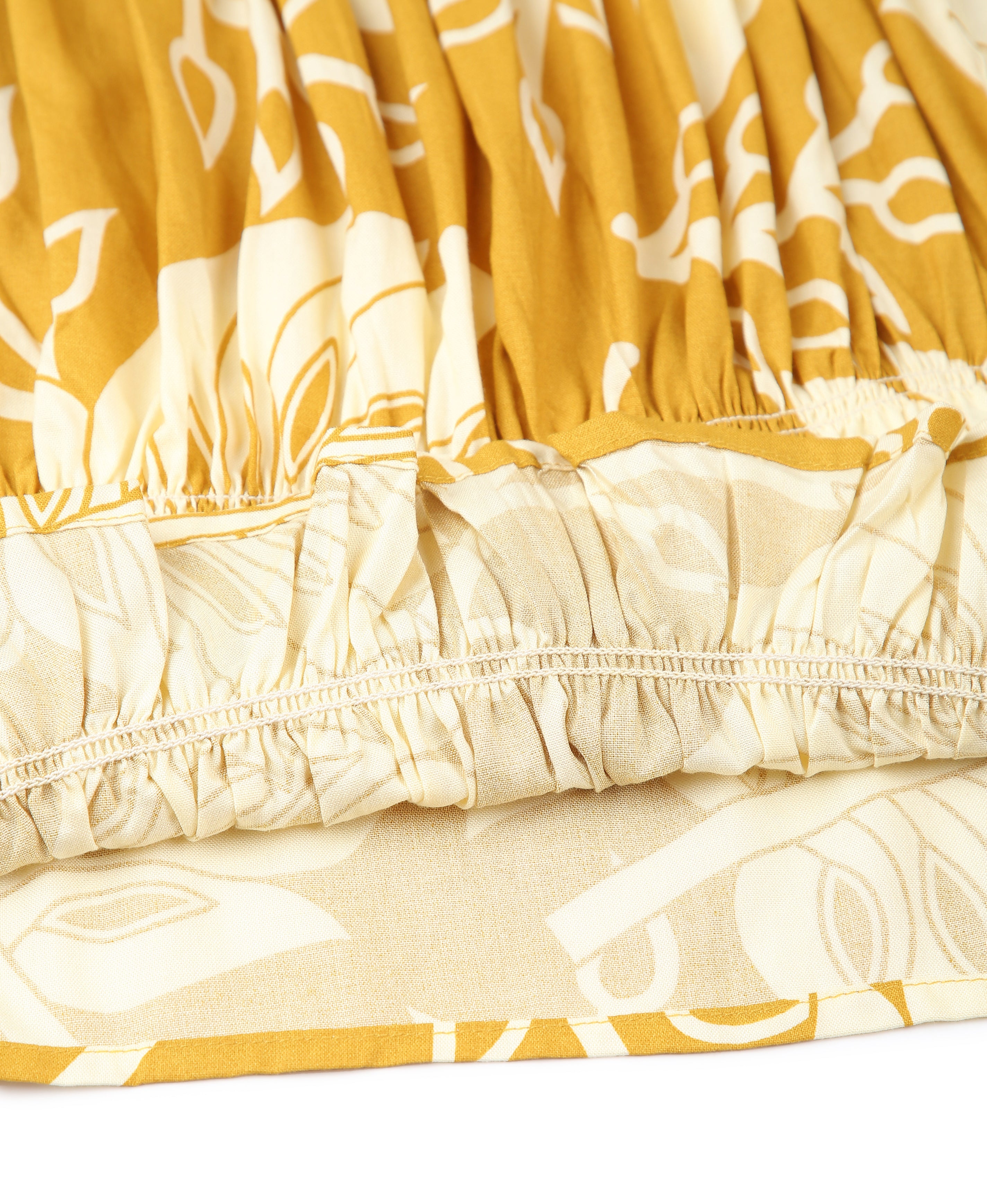 Sun Bloom Viscose Crop Top