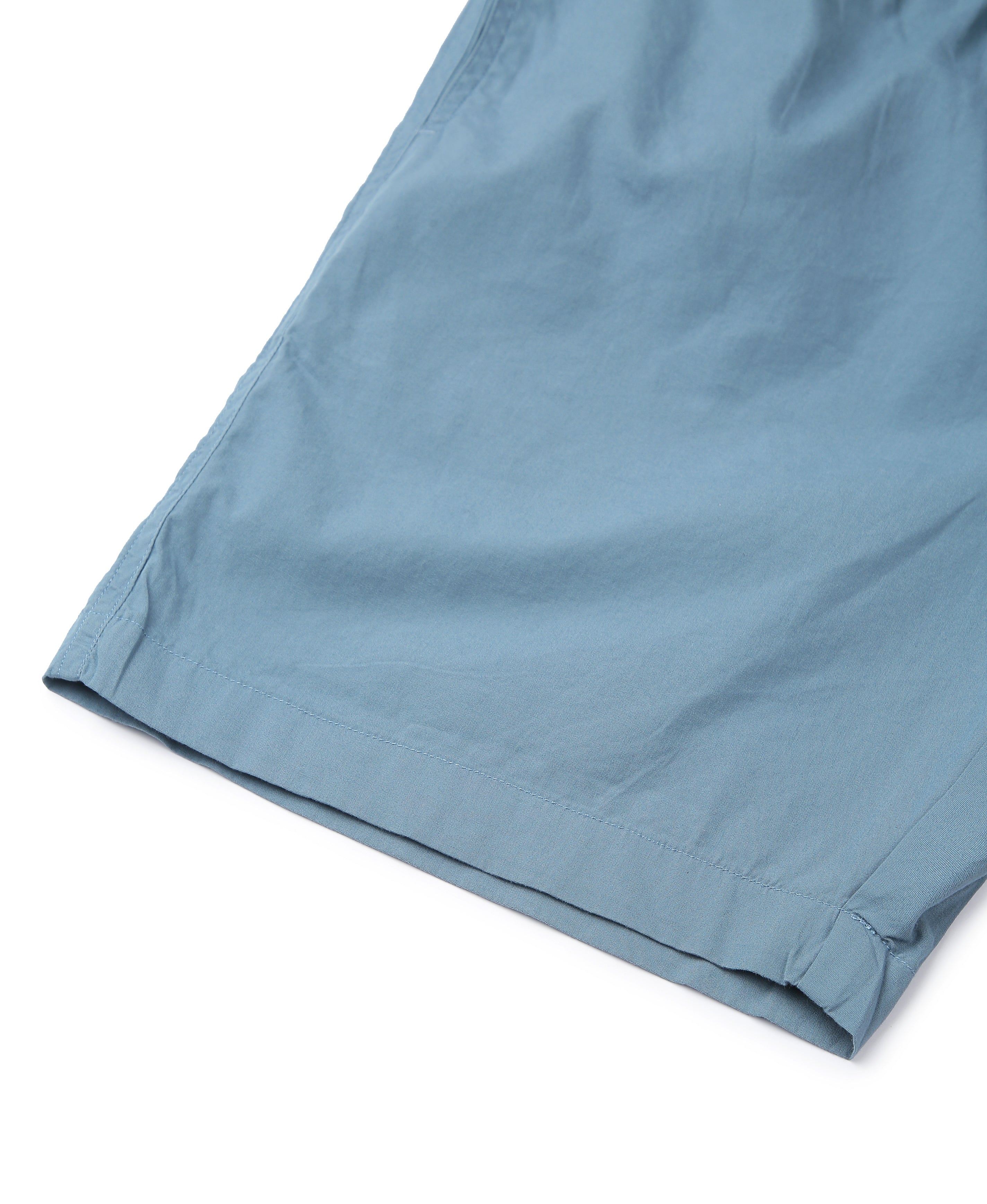 Teal Tide Cotton Shorts