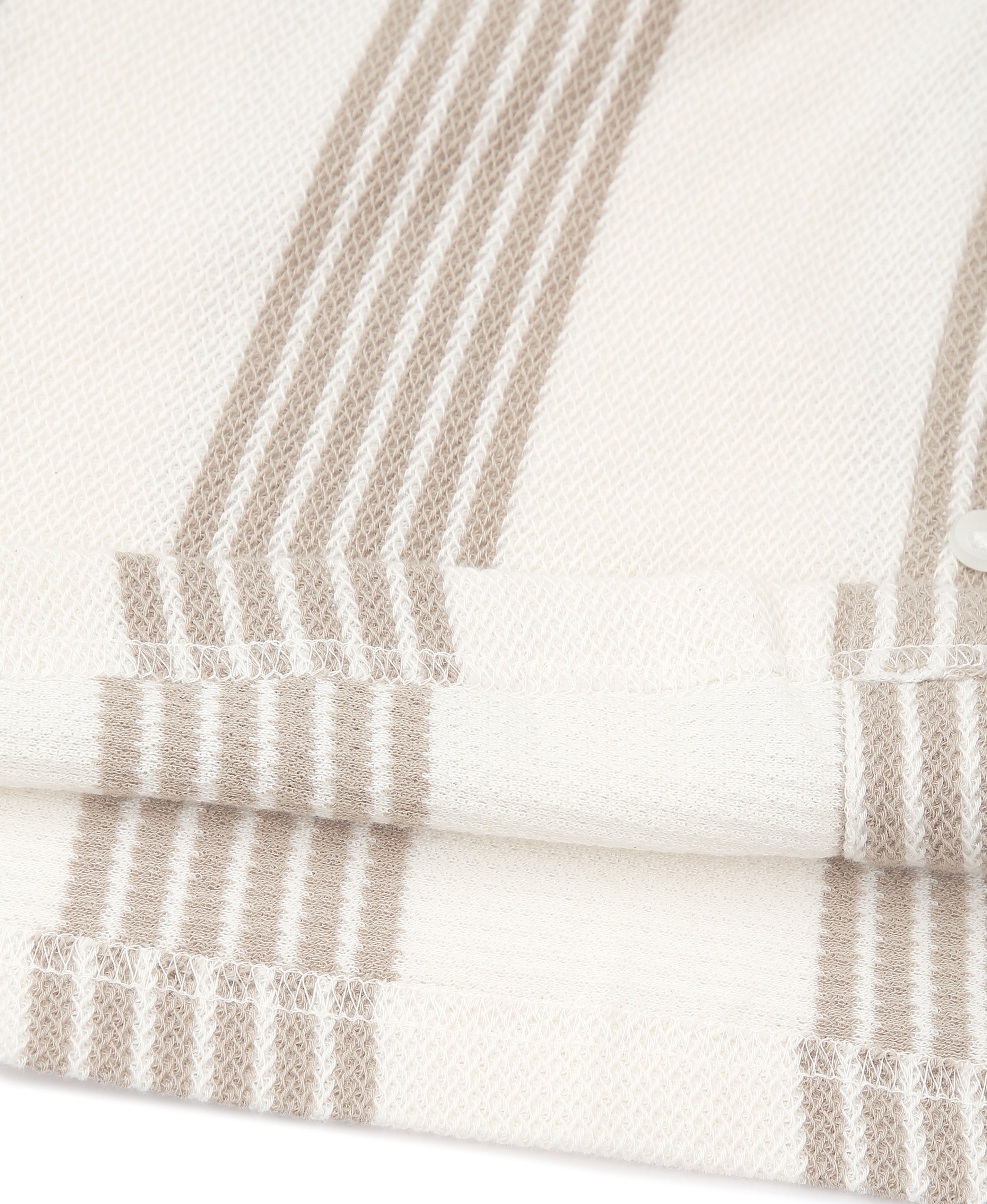 Khaki Stripe Regular Shirt