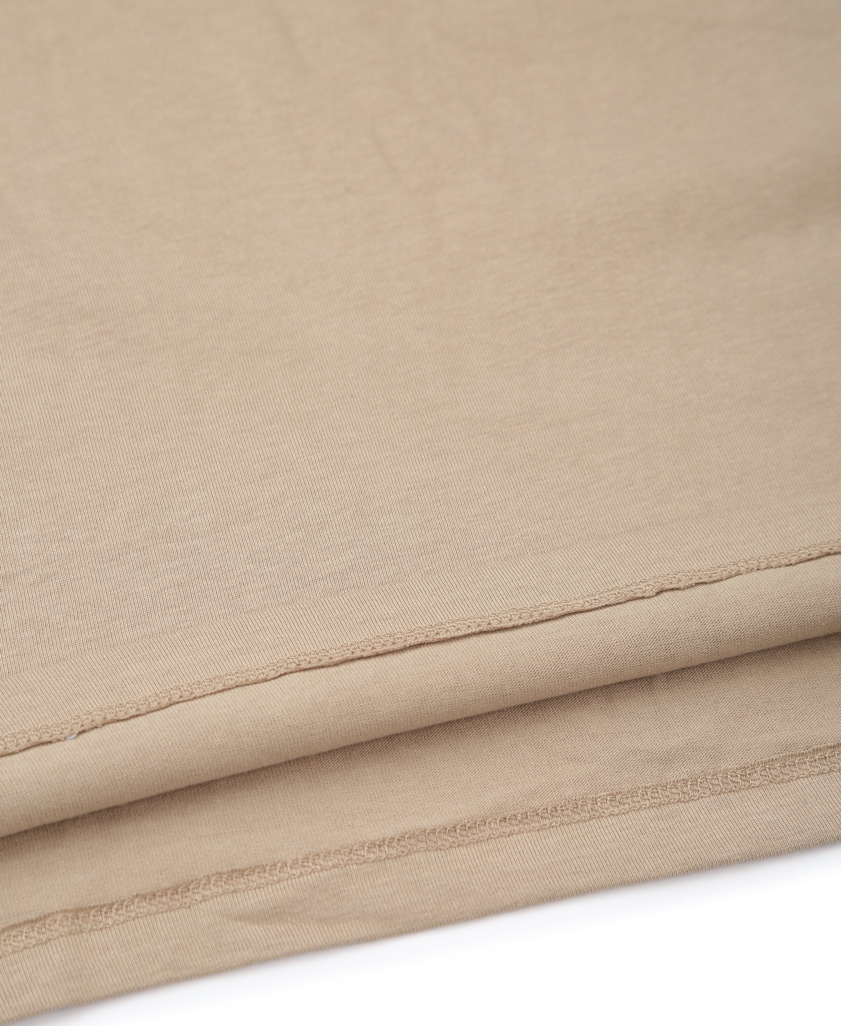 Sand Emblem Oversized Tee