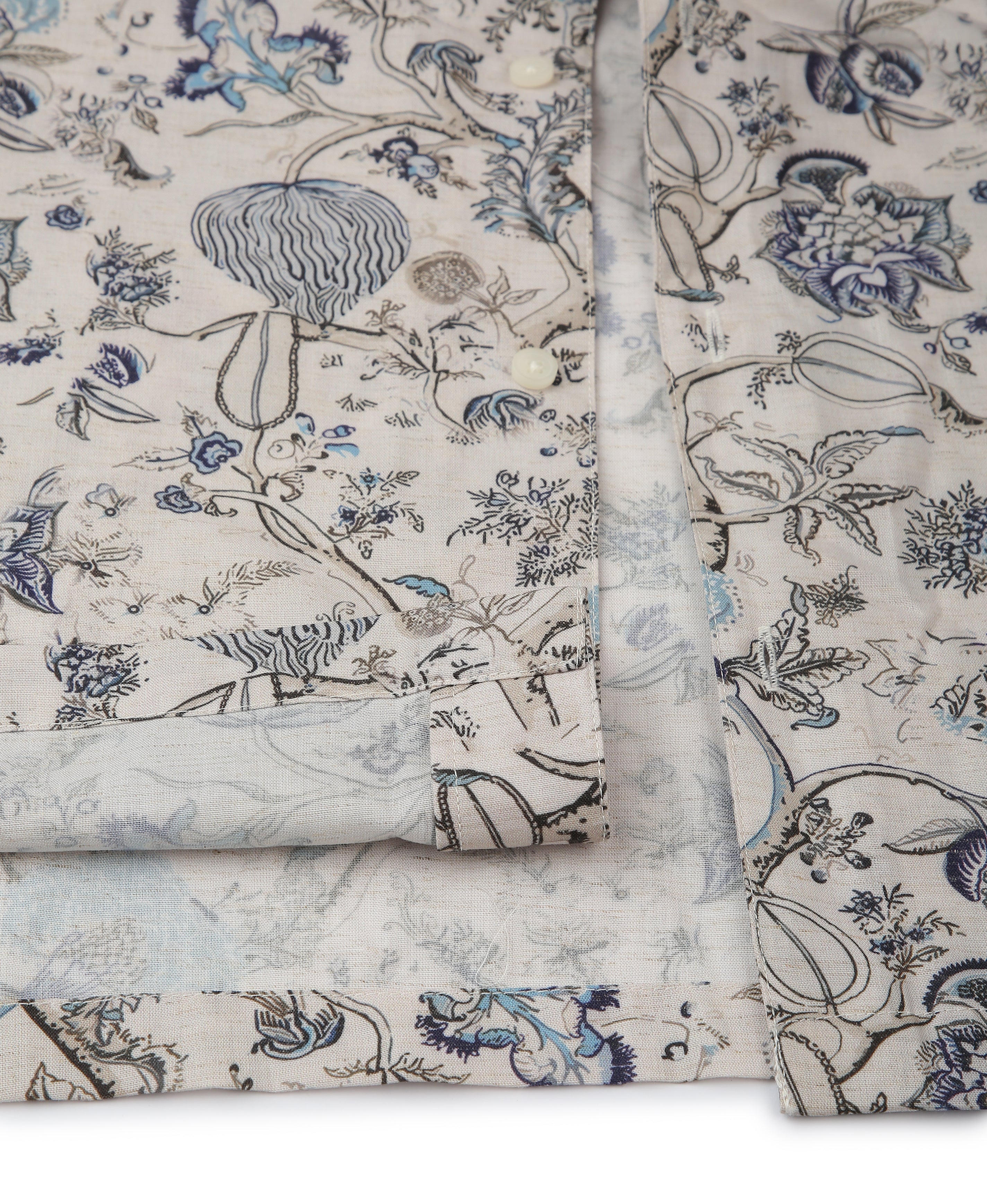Coastal Breeze Linen Cuban Shirt