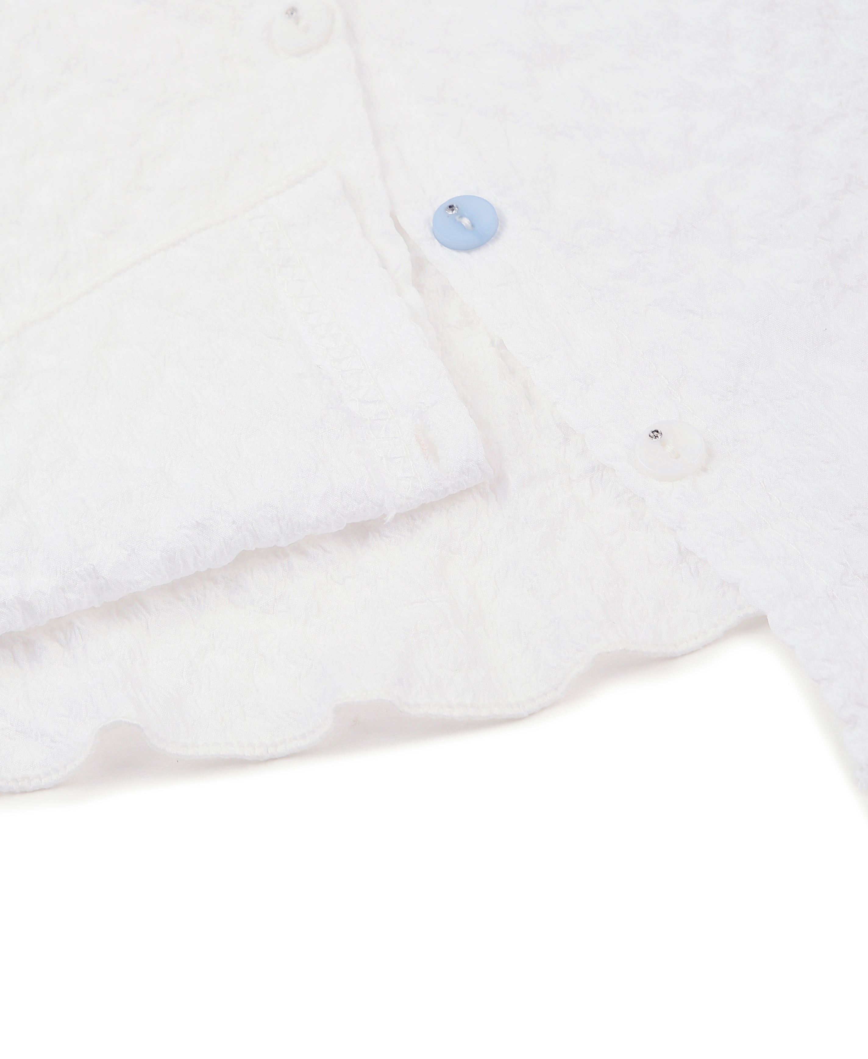 Ivory Fancy Textured Top