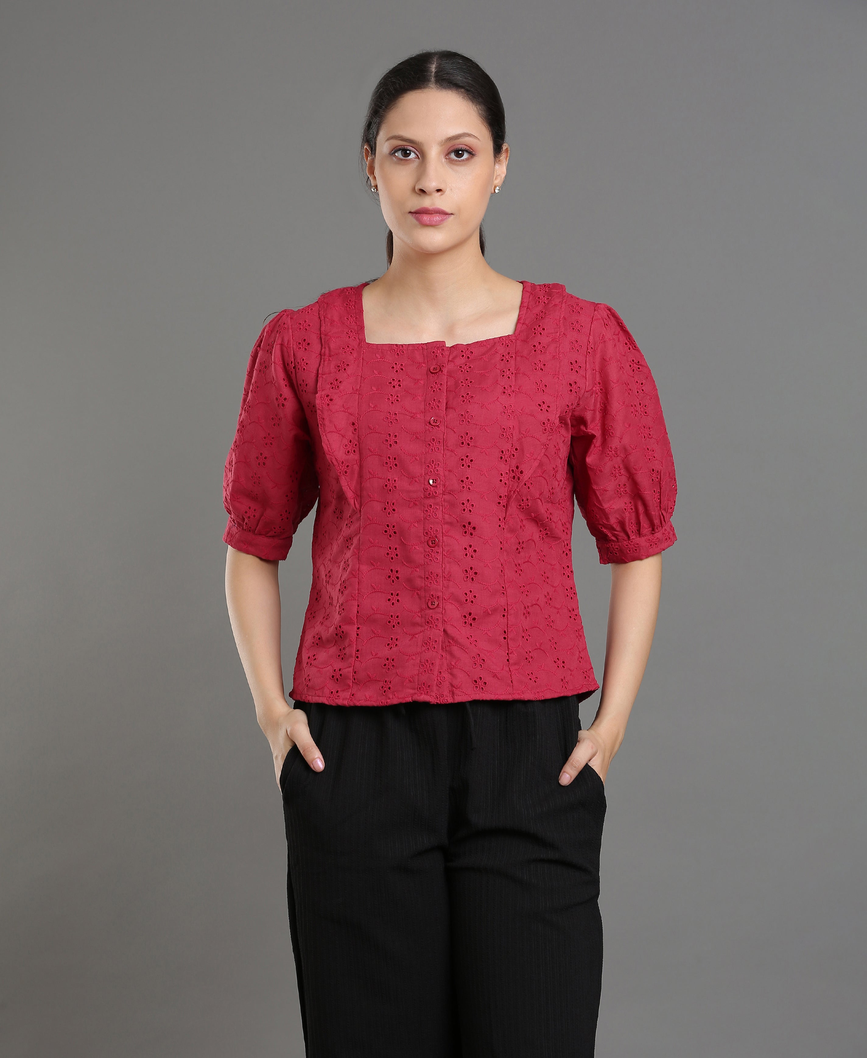 Wine Blend Crop Top