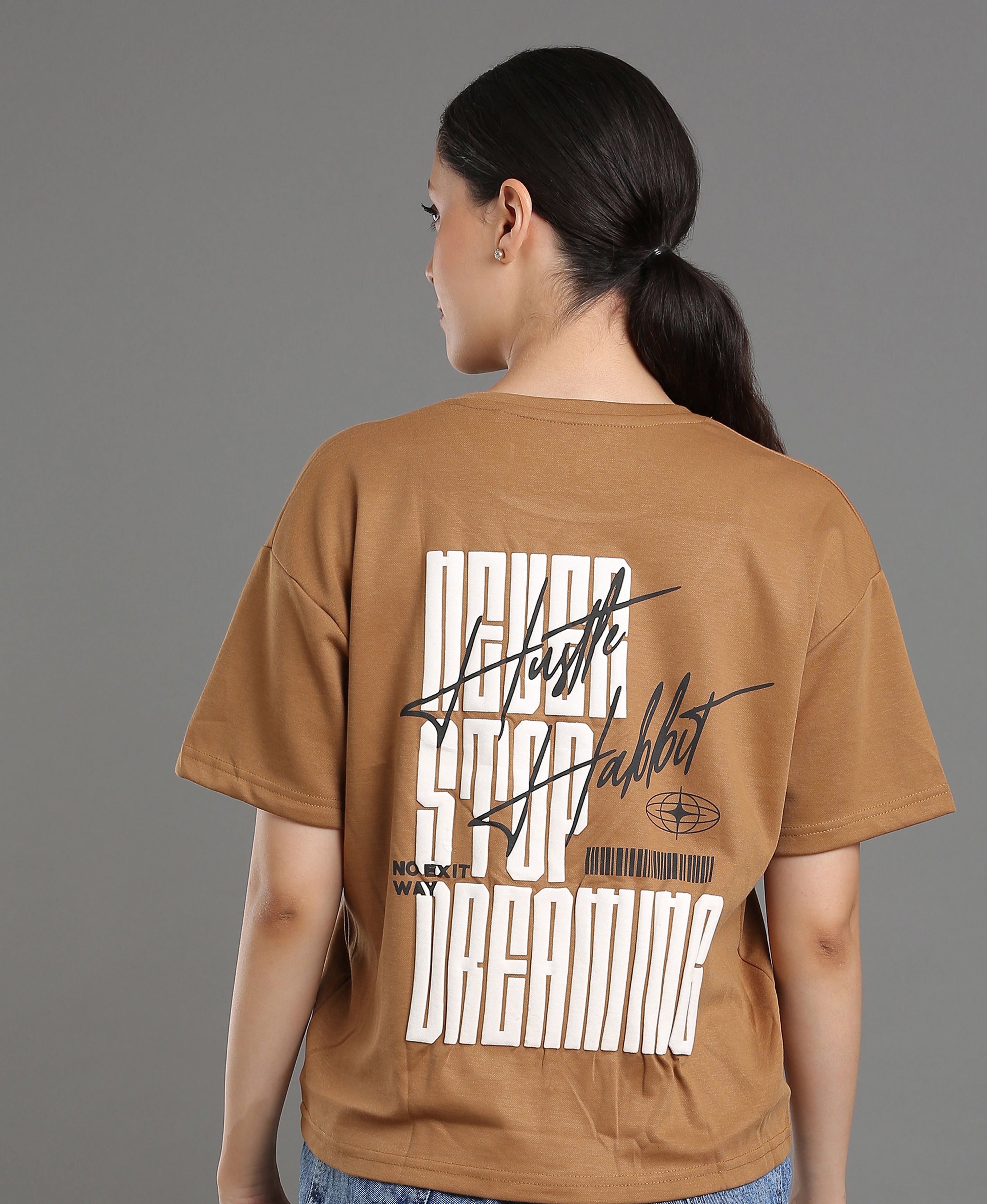 Mocha Matty Oversized Tee