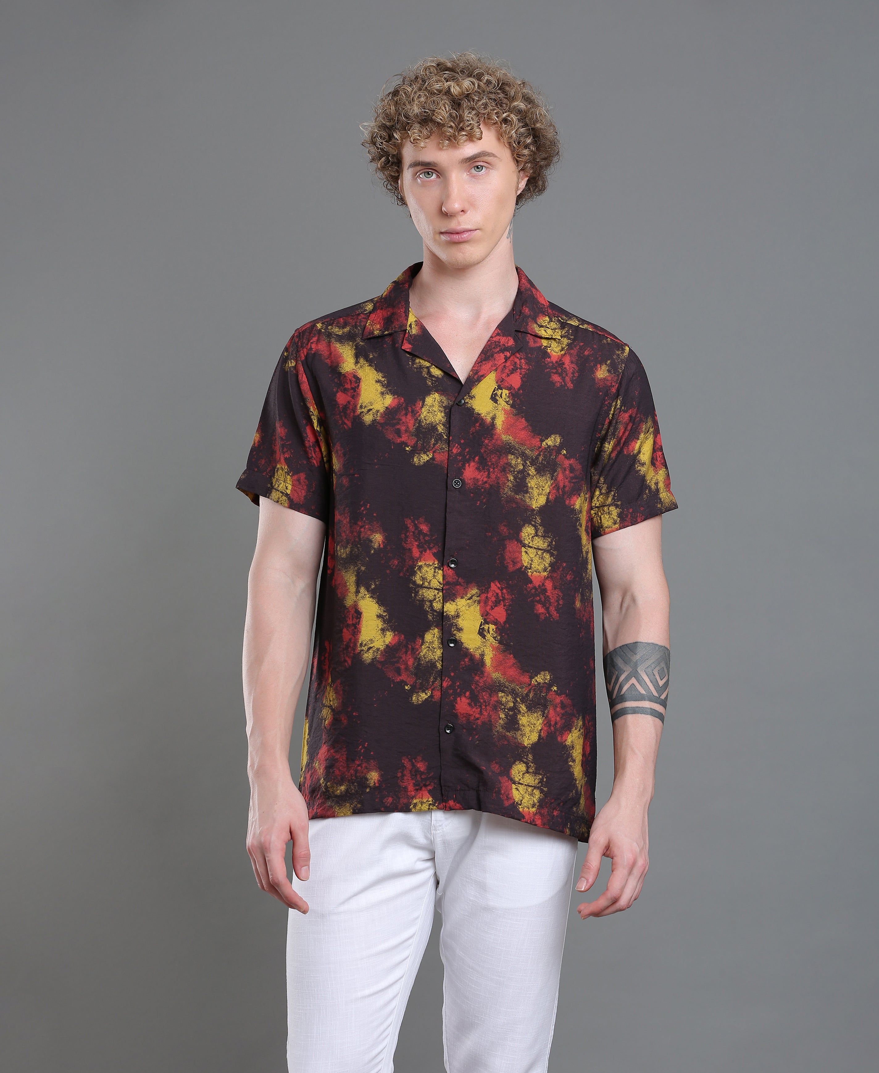 Burgundy Blend Slim Shirt