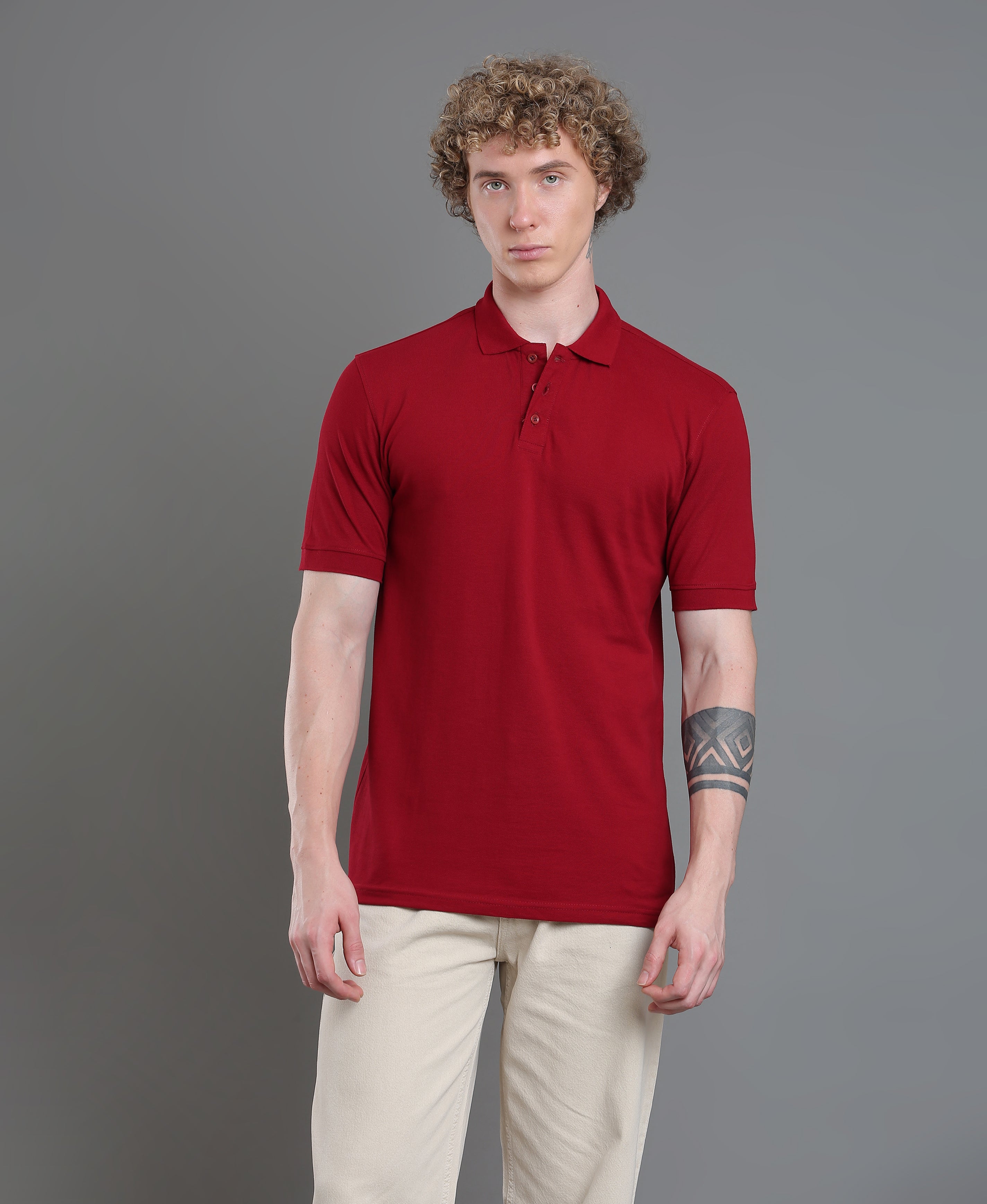 Crimson Line Classic Polo