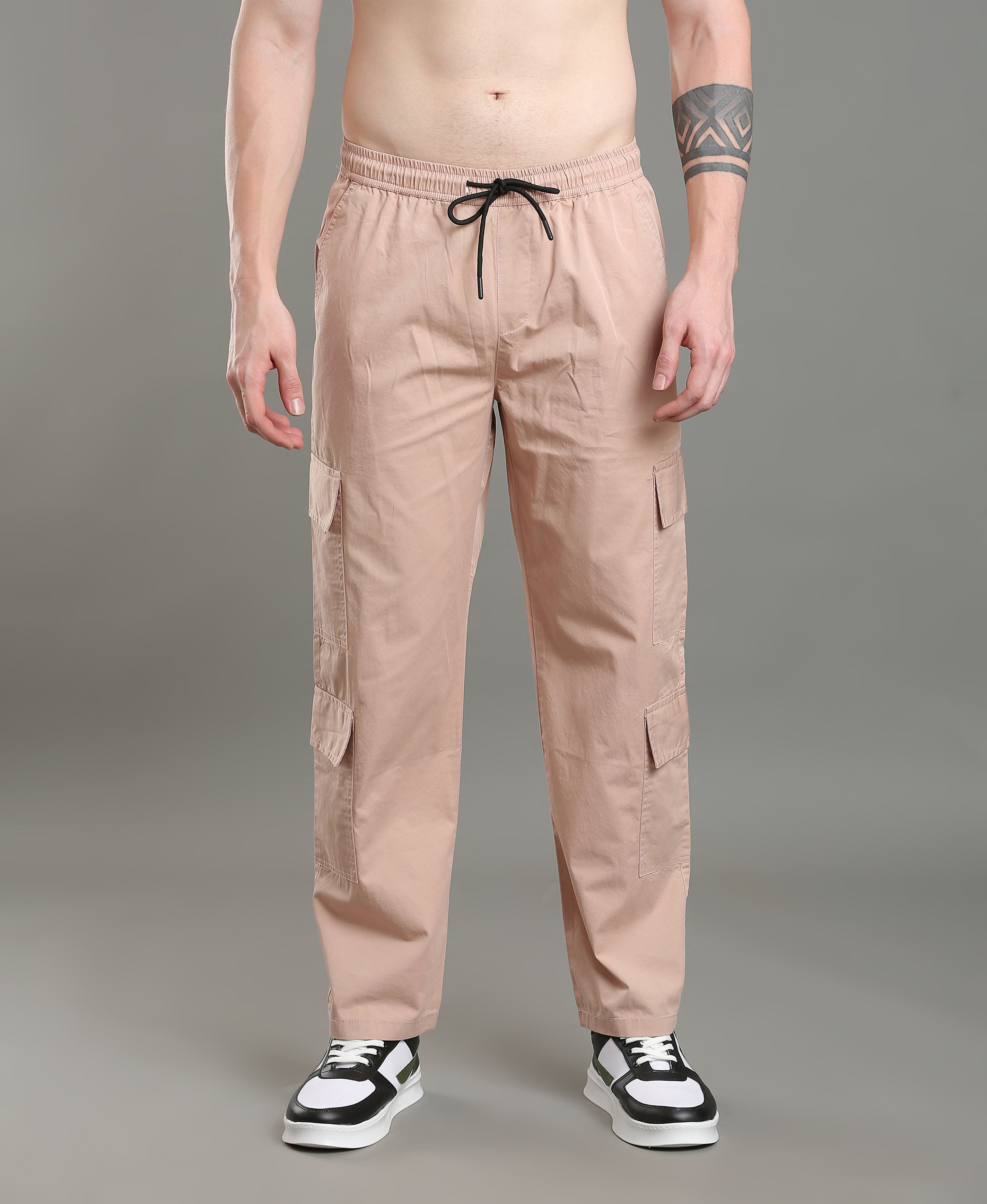Coral Dust Twill Cargos