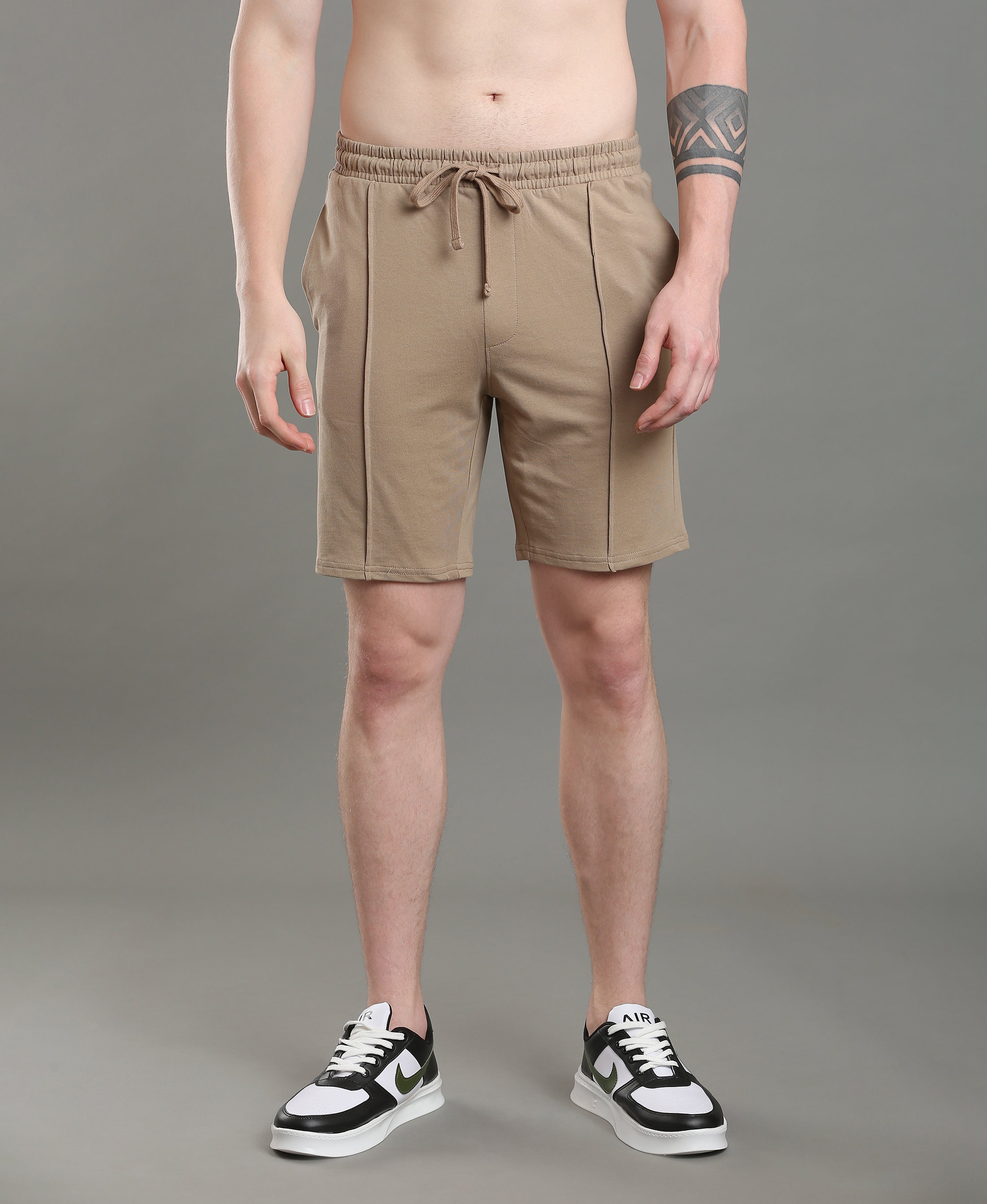 Desert Sand Cotton Shorts