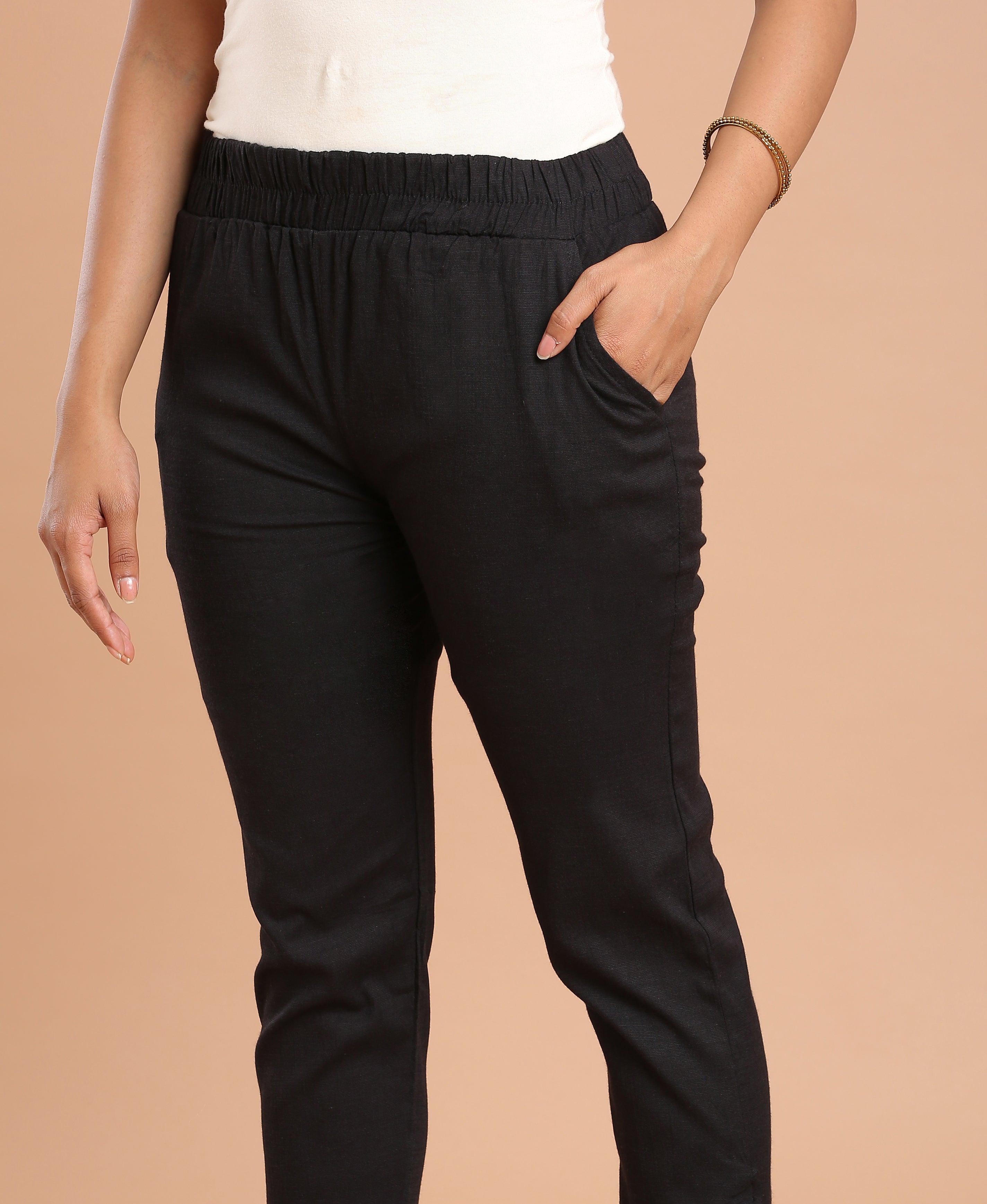 Noir Cigarette Pants
