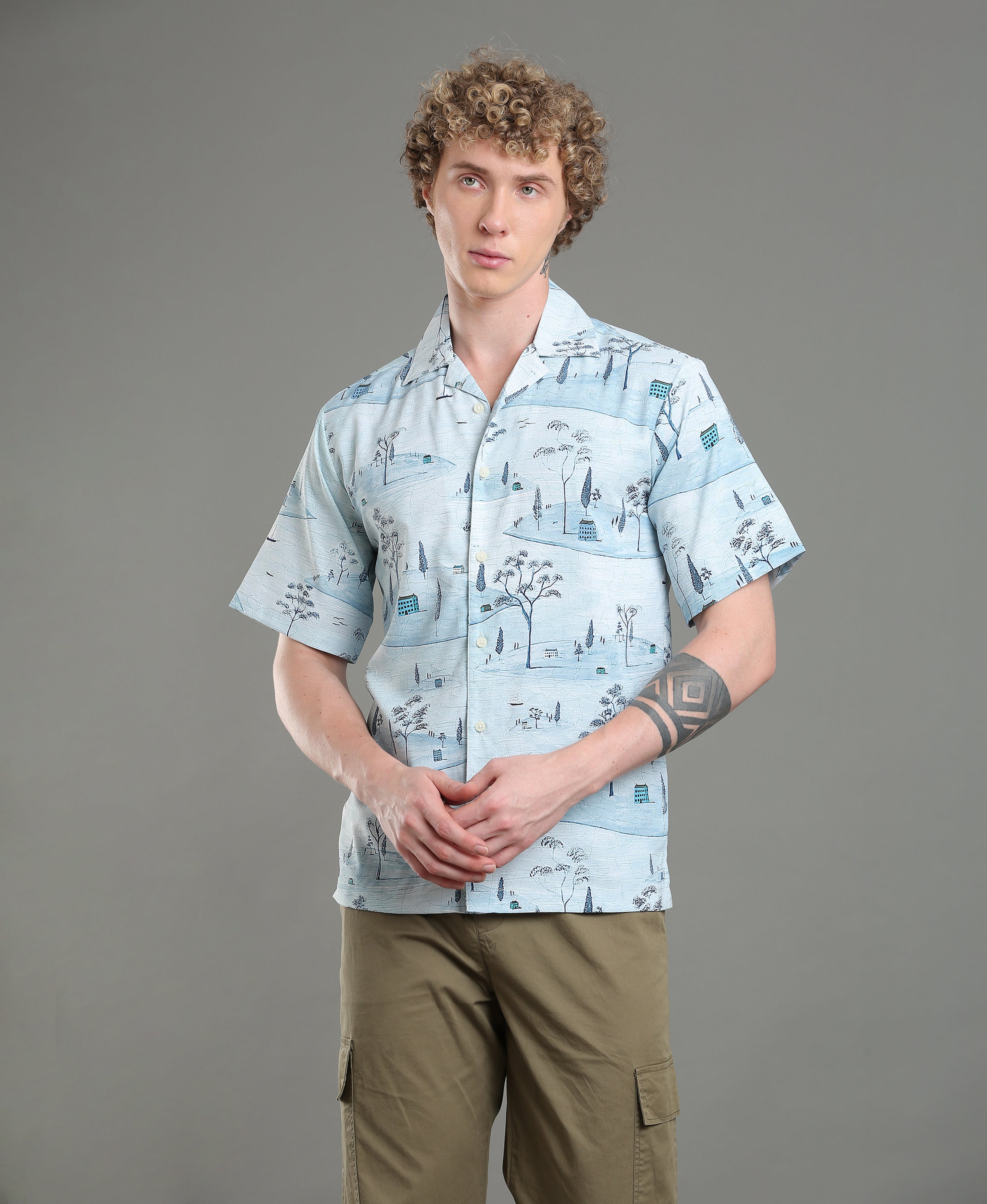 Heritage Weave Cuban Shirt