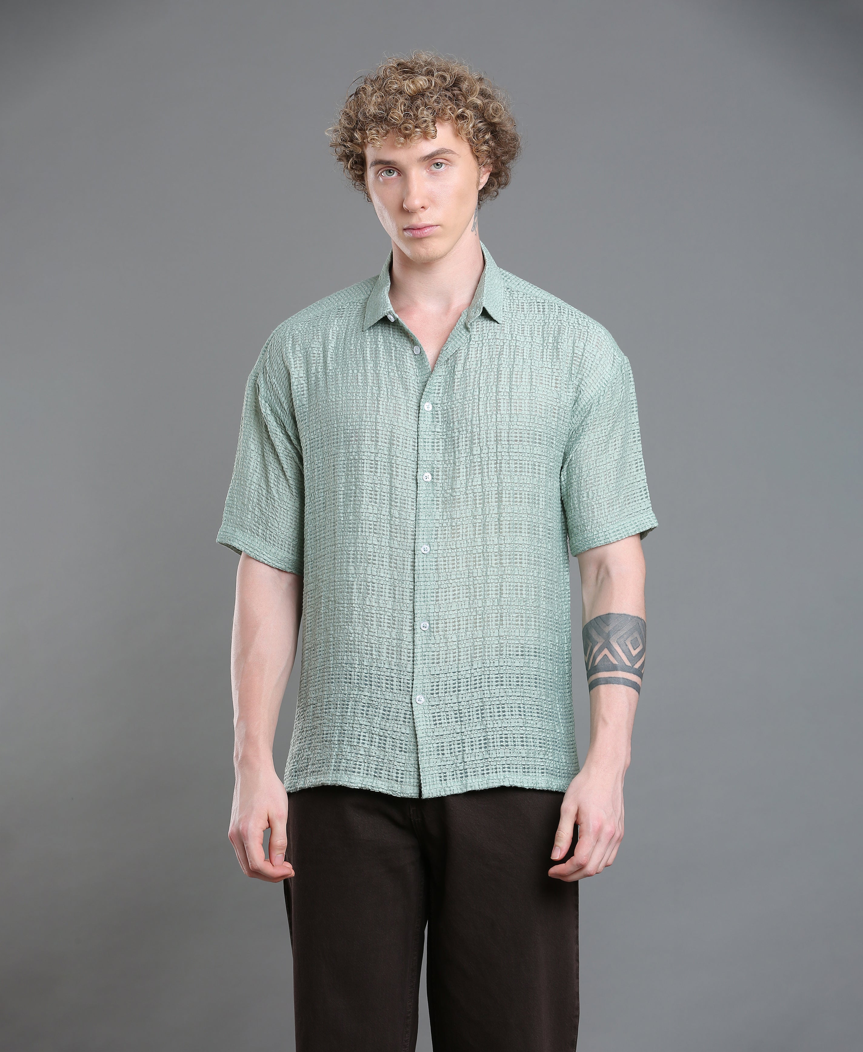 Olive Flow Relax Shirt