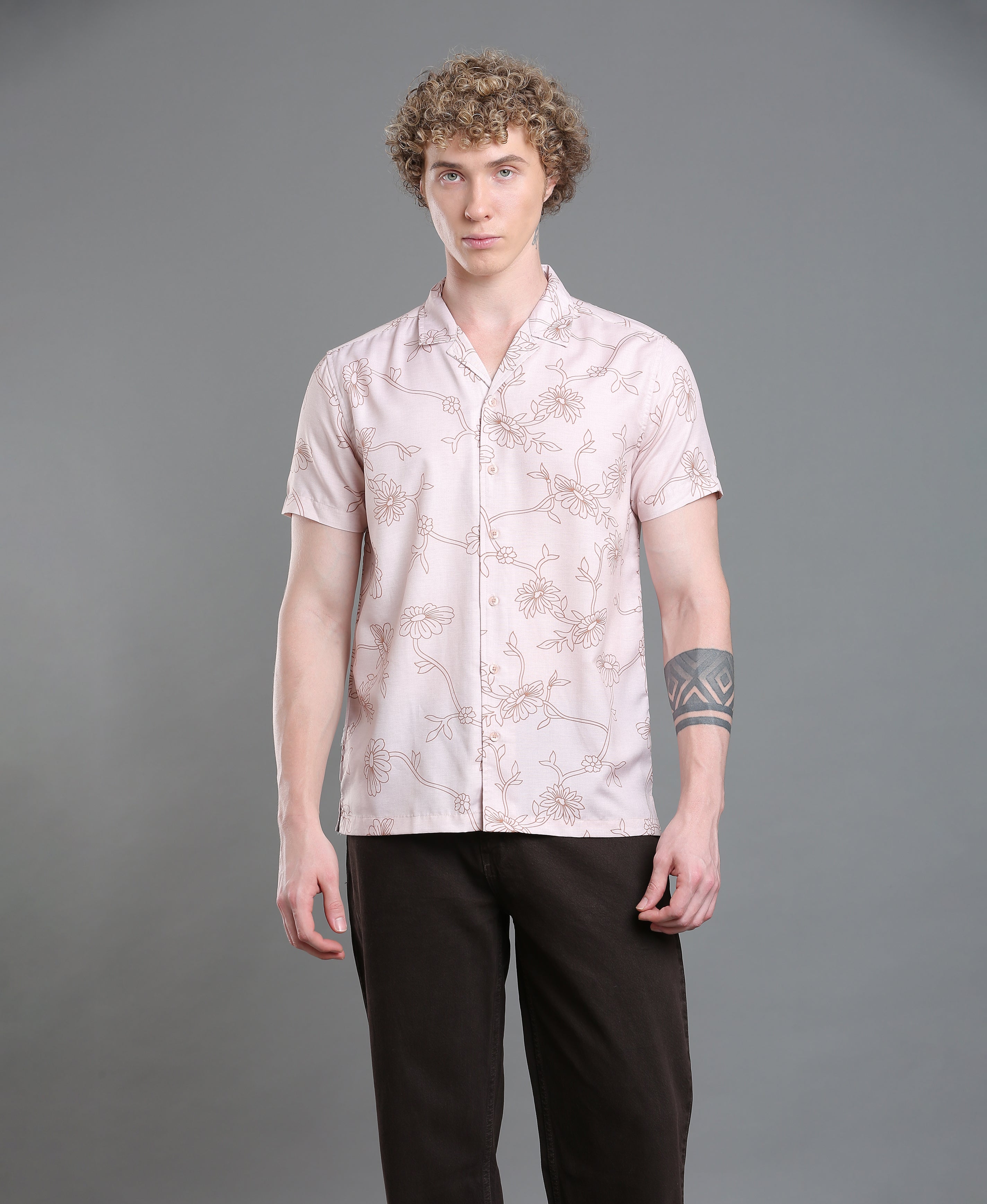 Ash Cuban Print Shirt