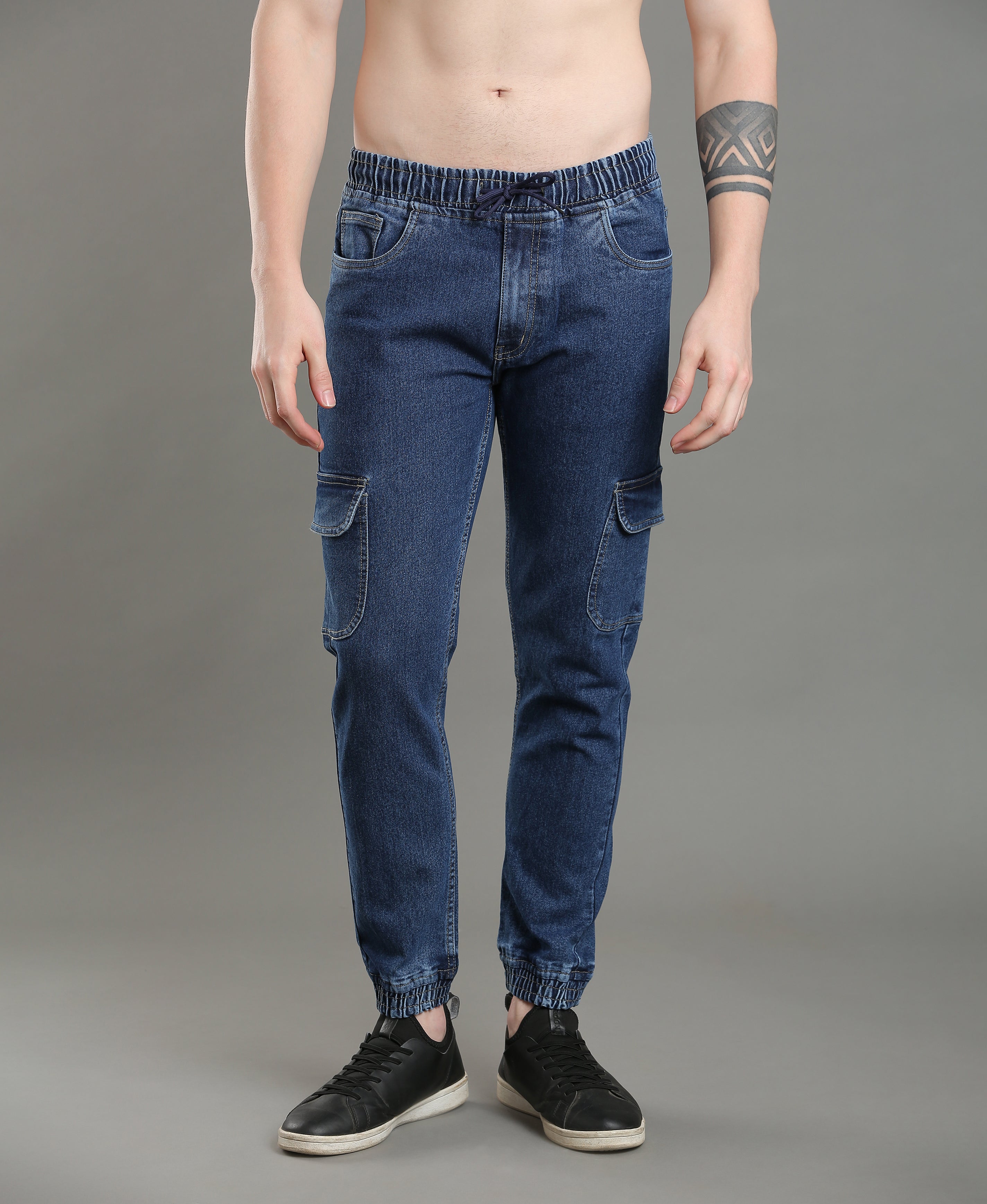 Midnight Drift Denim Jogger