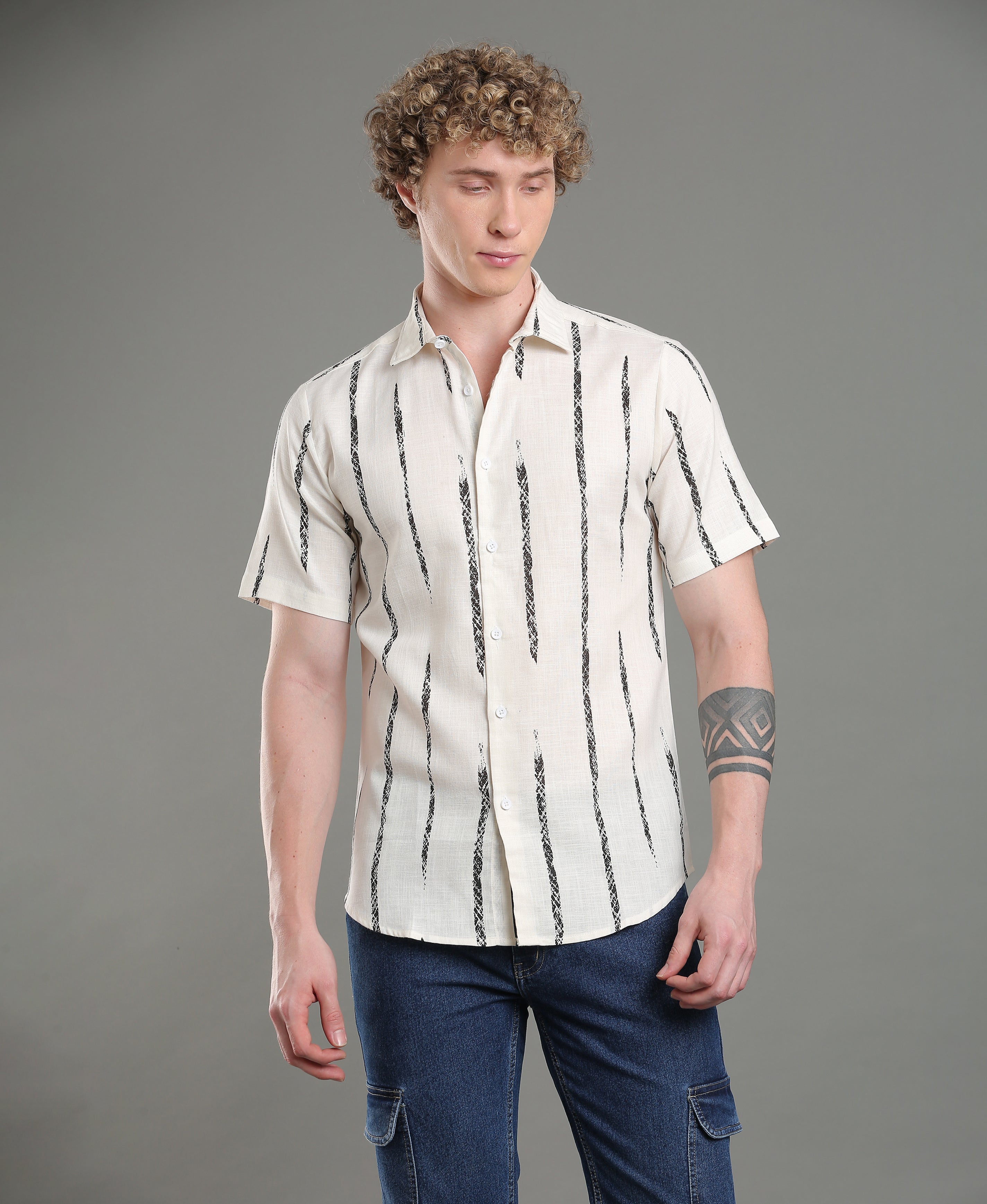 Edge Line Multi-Color Shirt
