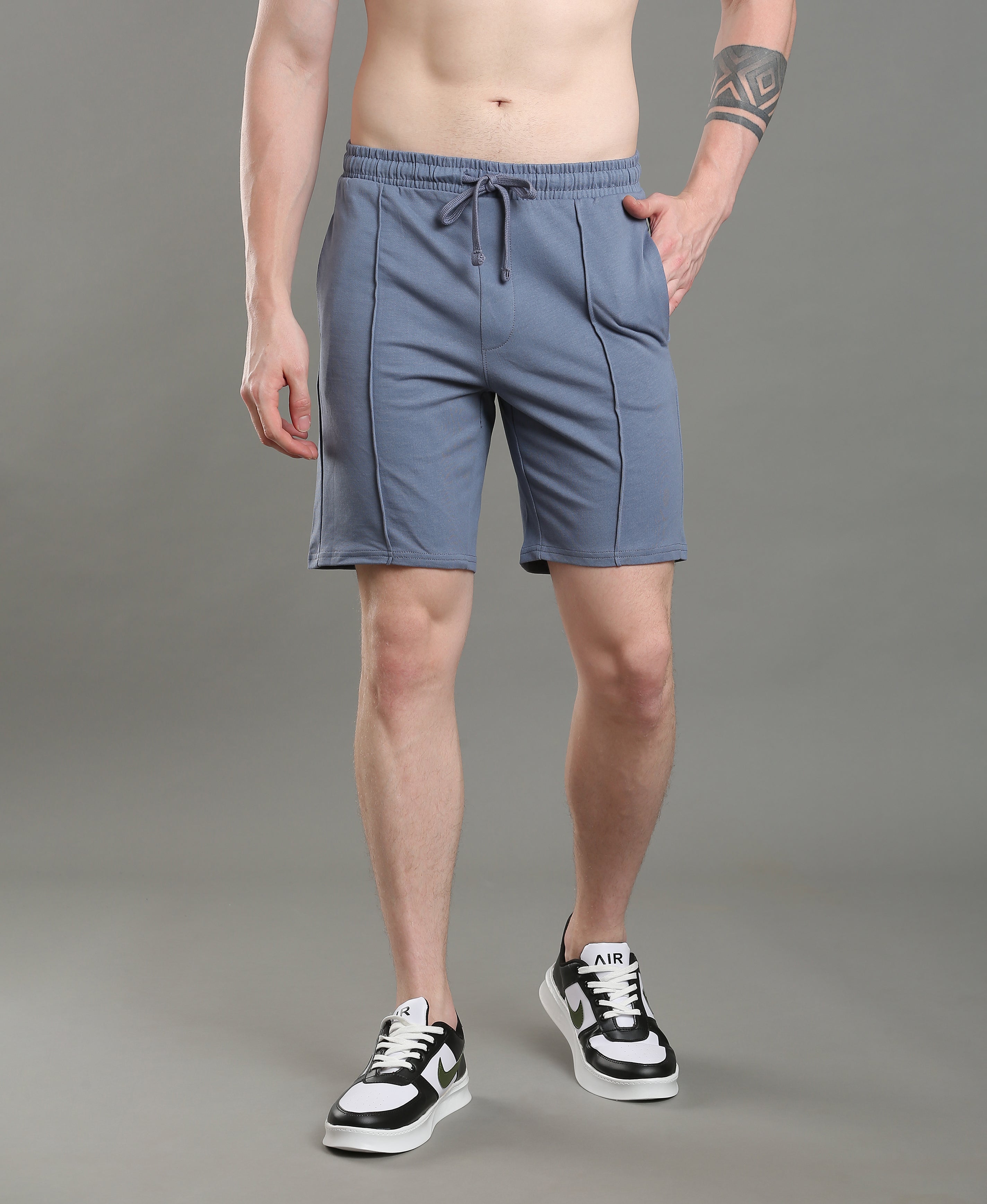 Indigo Cruise Cotton Shorts