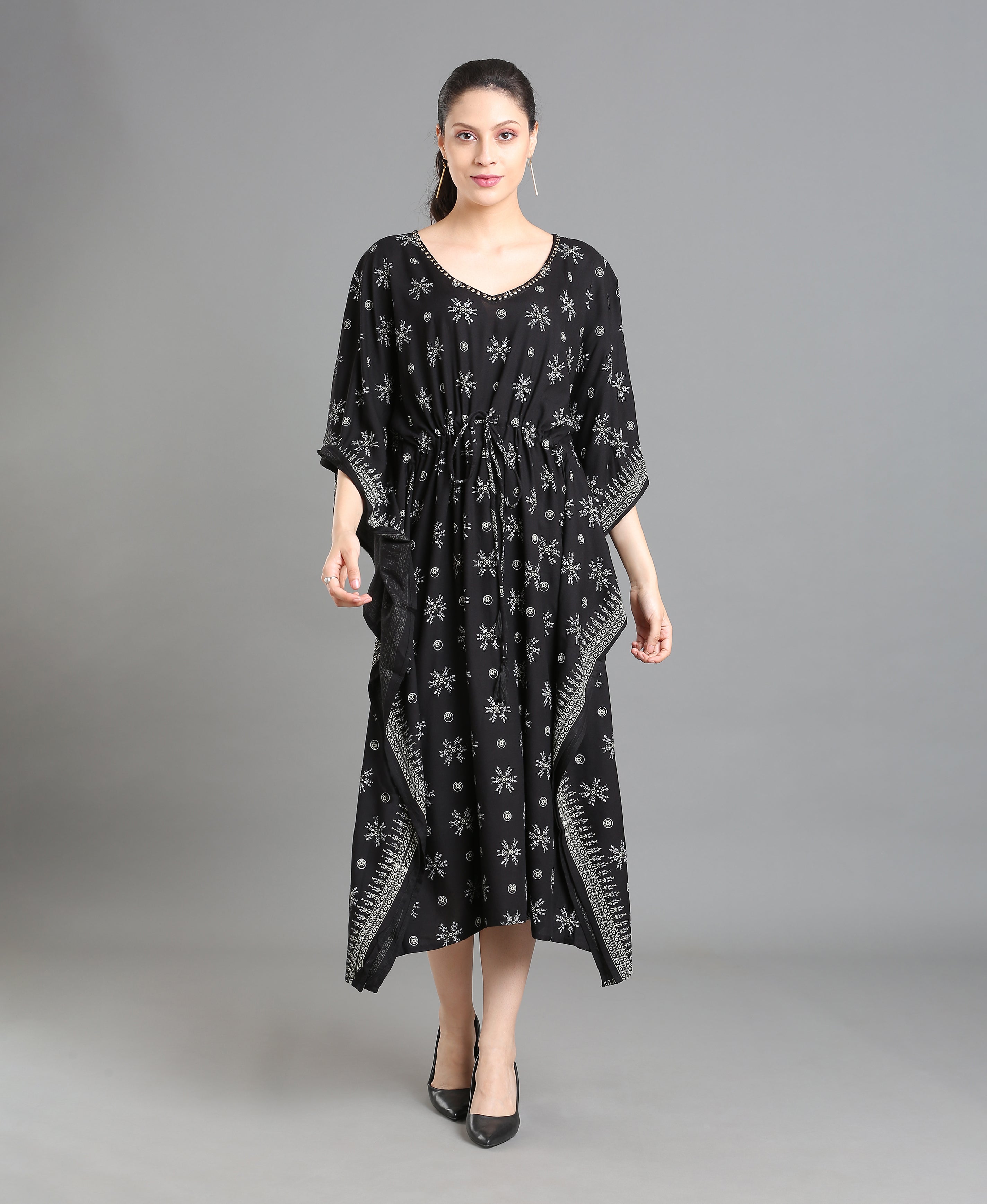 Eclipse Floral Luxe Kaftan