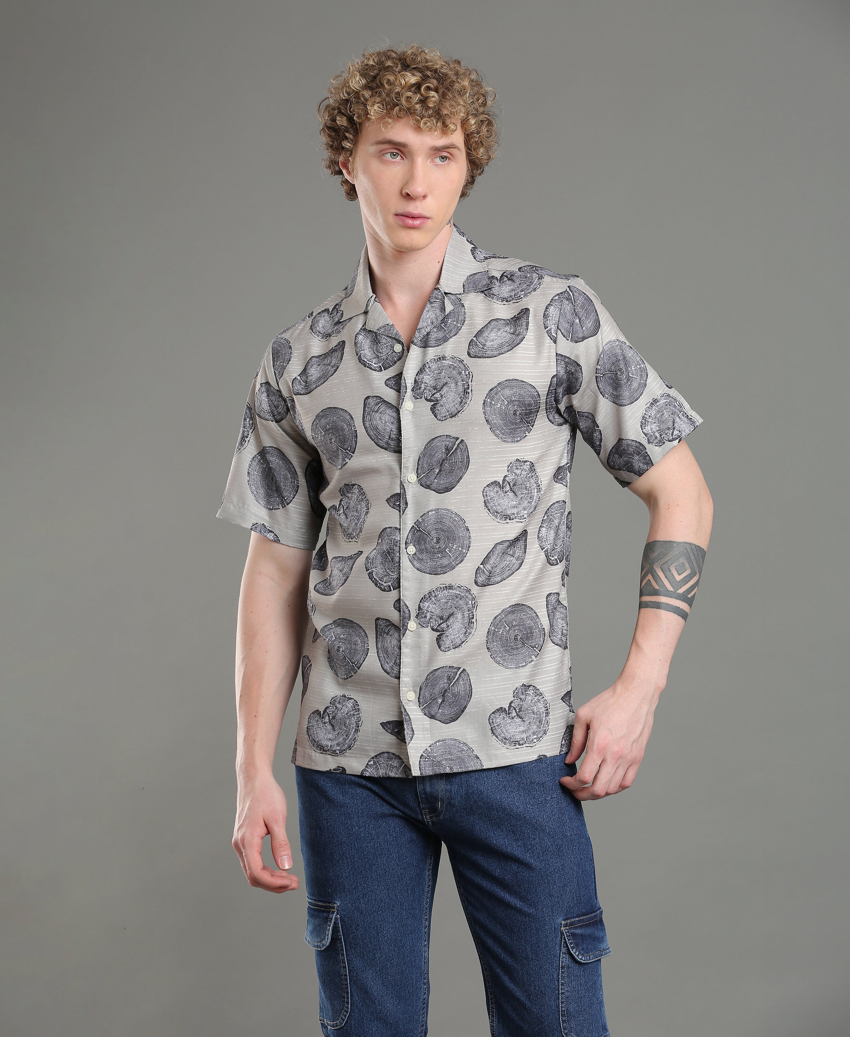 Mosaic Digital Cuban Shirt