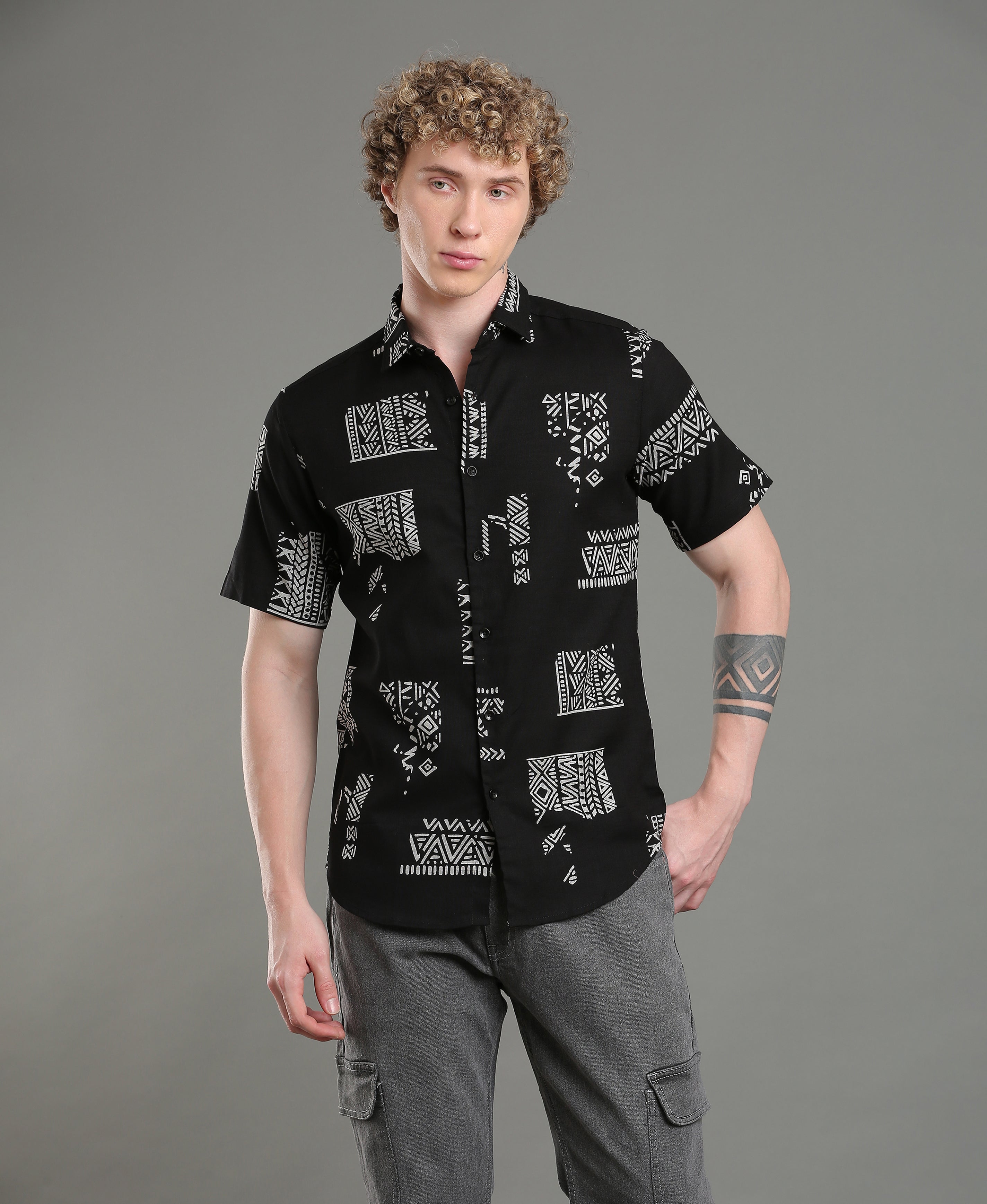 Horizon Fade Slim Printed Shirt