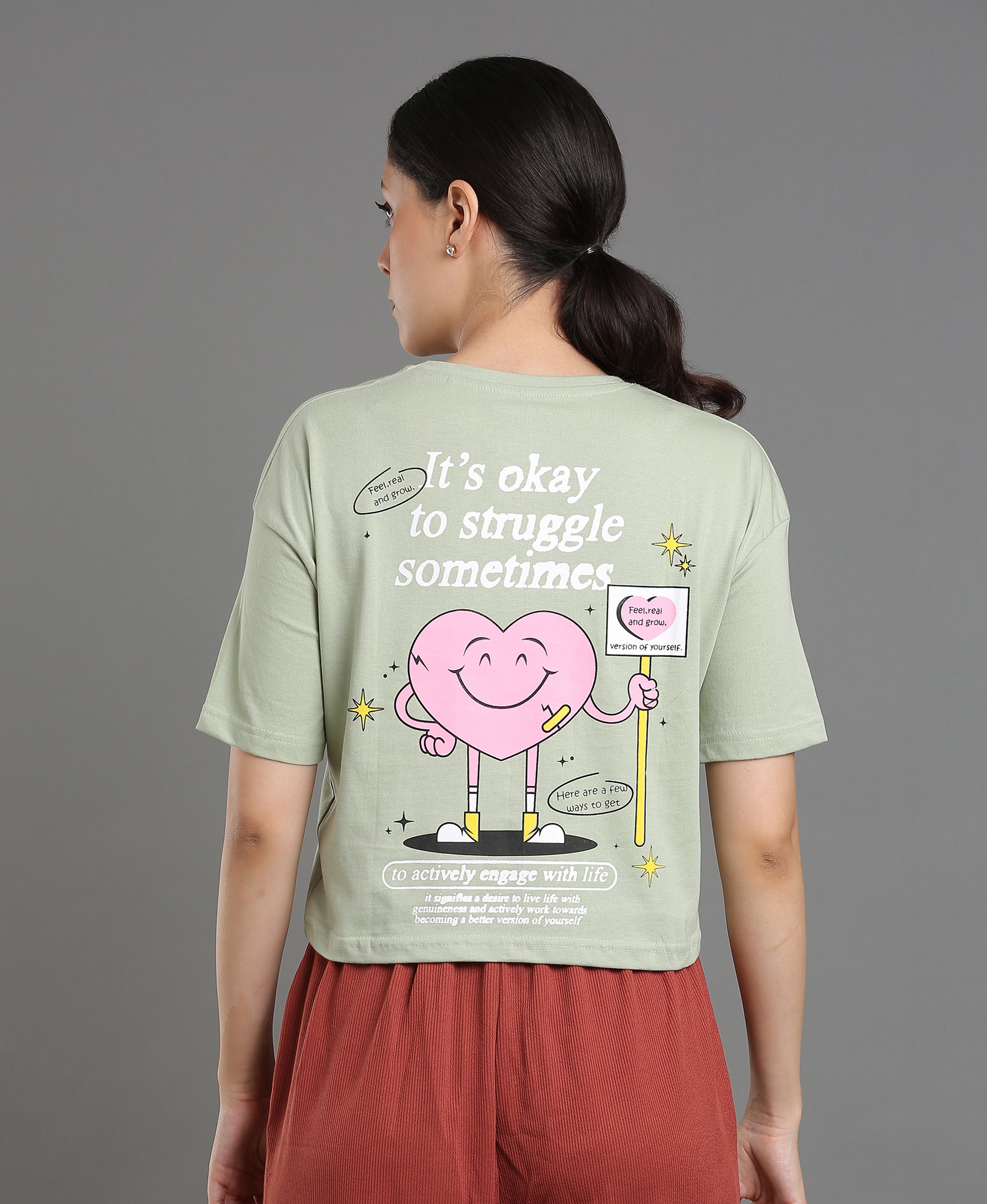 Pistachio Jersey Loose Tee